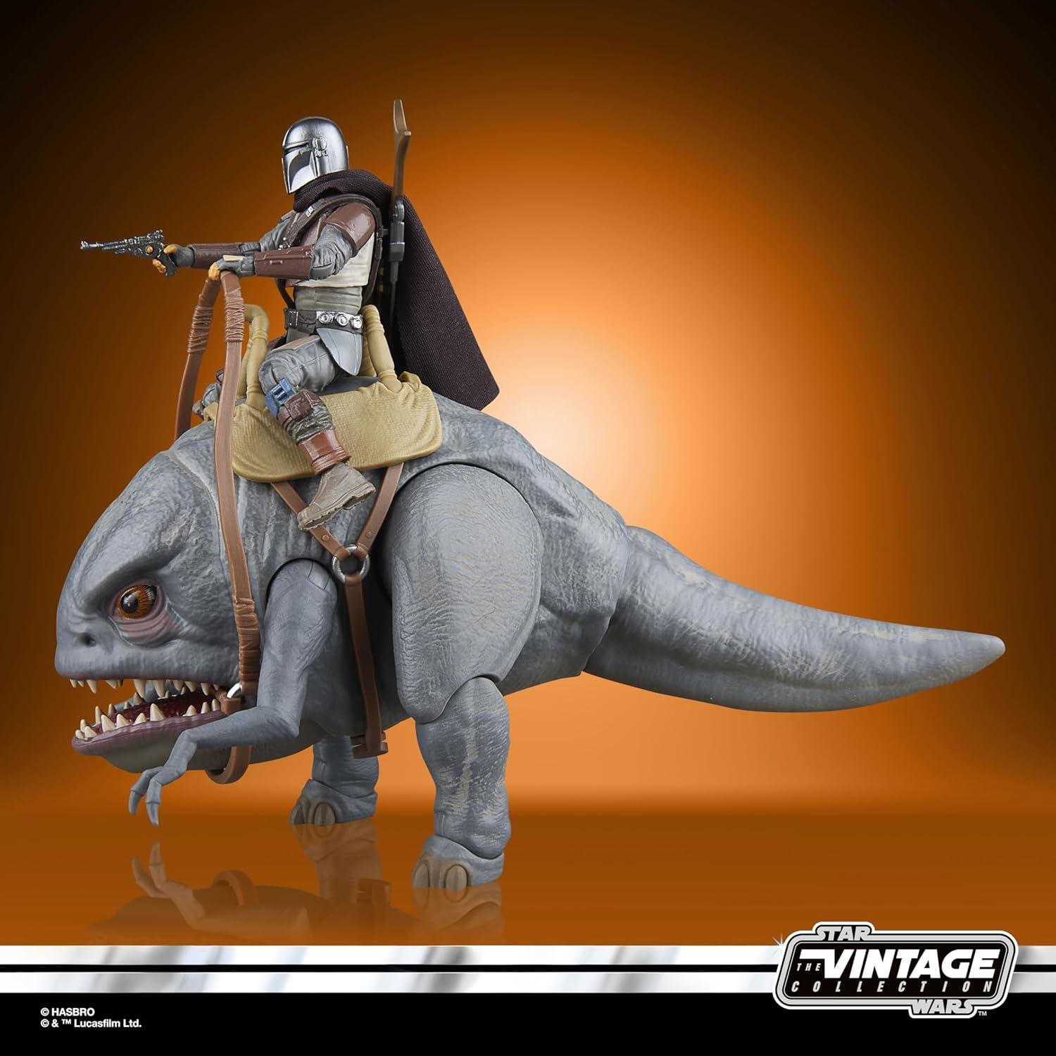 Figura de Acción Star Wars Blurrg y Mandaloriano 9.5 cm