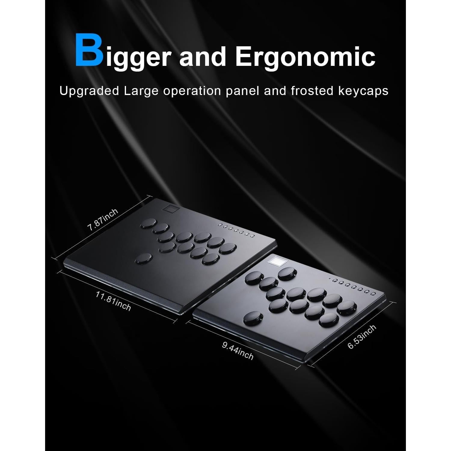 Controlador de Juegos SIXSIR M12+ Sin Palanca RGB para PC/PS4/PS5/Switch