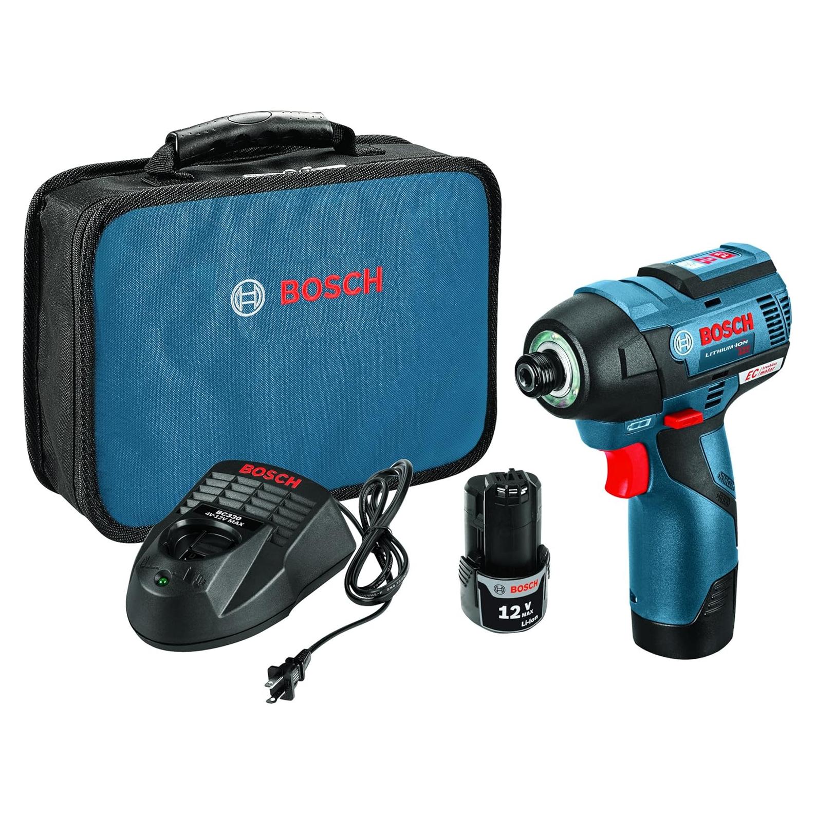 Destornillador de Impacto Bosch PS42-02 12V con 2 Baterías