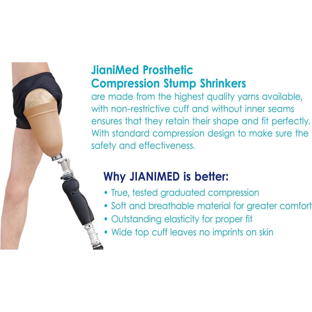 Reductor de muñón JianiMed XL 25 cm compresión 20-30 mmHg