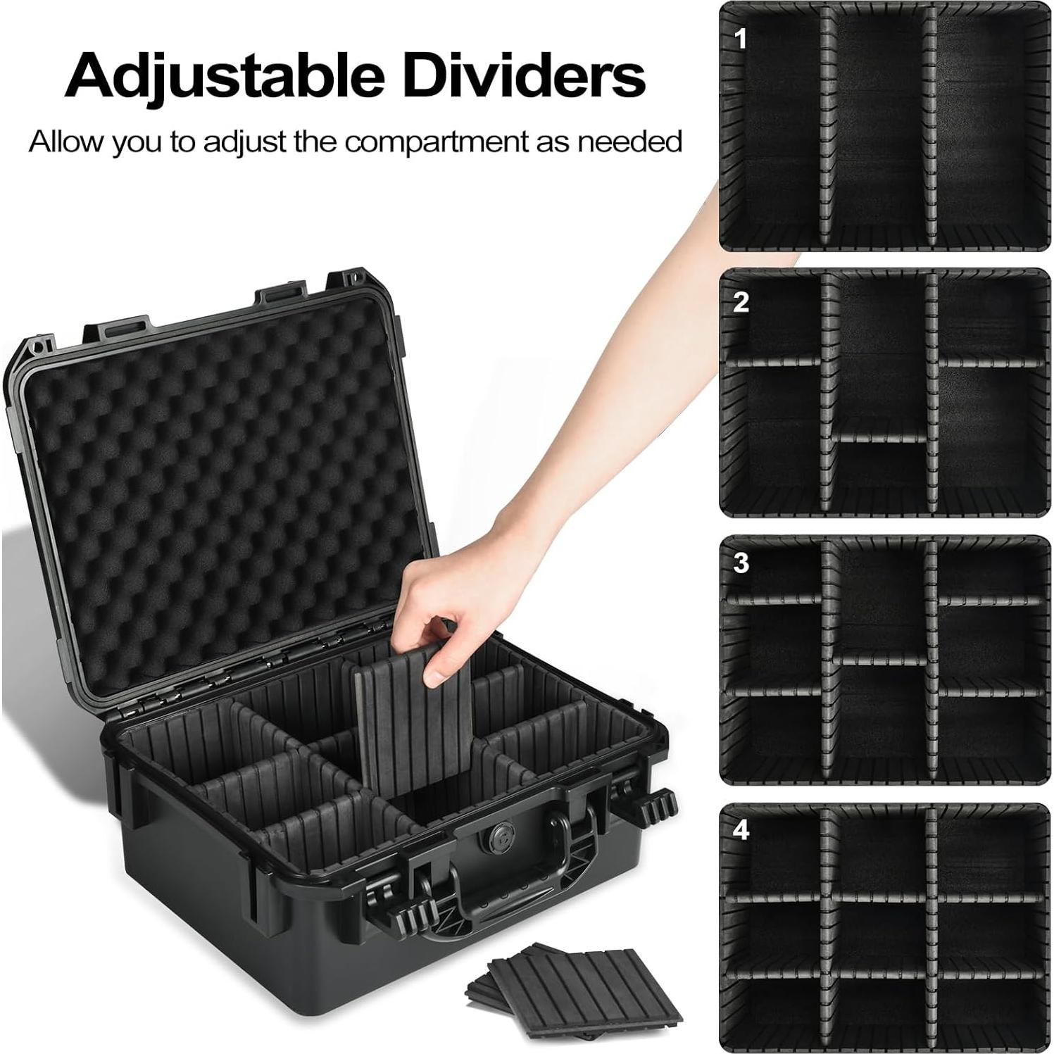 Estuche Duro Impermeable LOTOCASE para Baterías Dewalt/Milwaukee