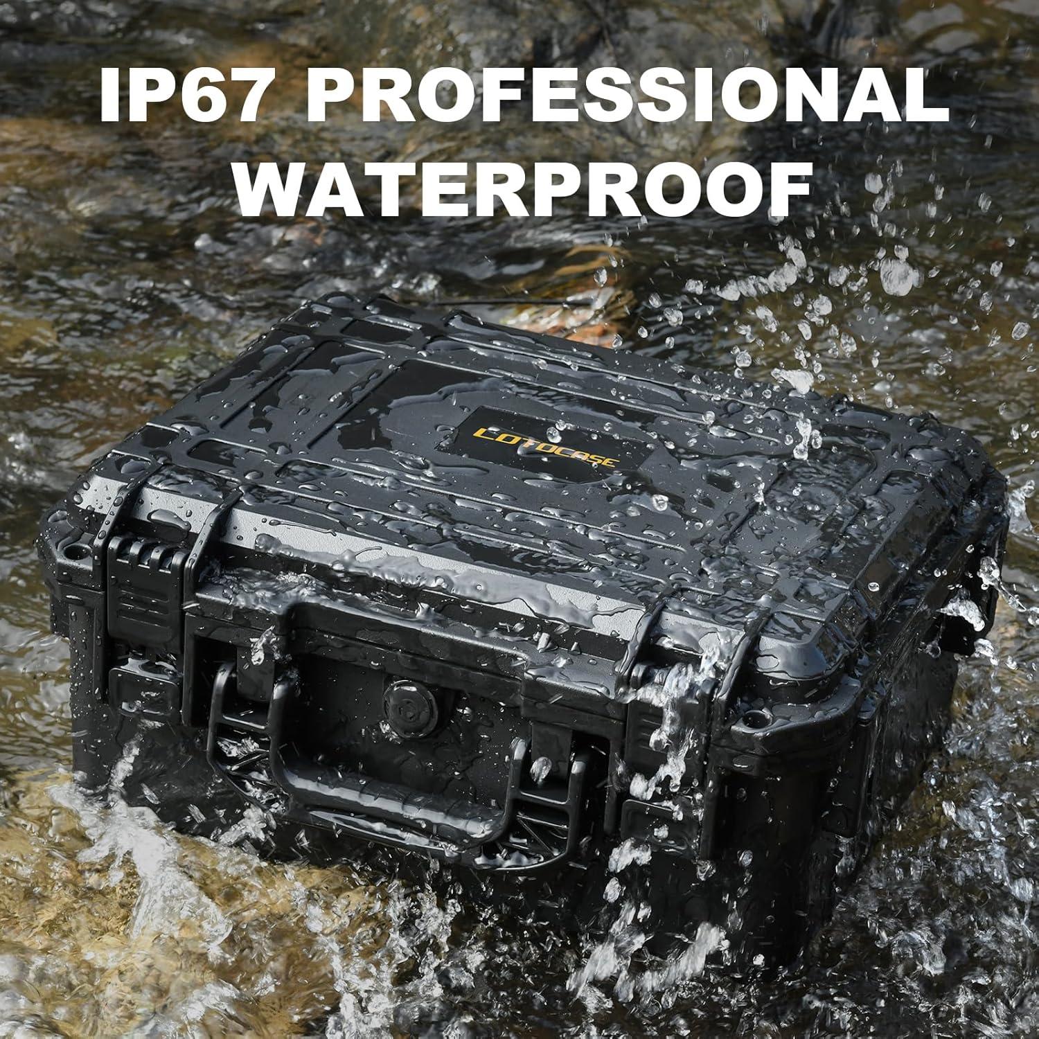 Estuche Duro Impermeable LOTOCASE para Baterías Dewalt/Milwaukee