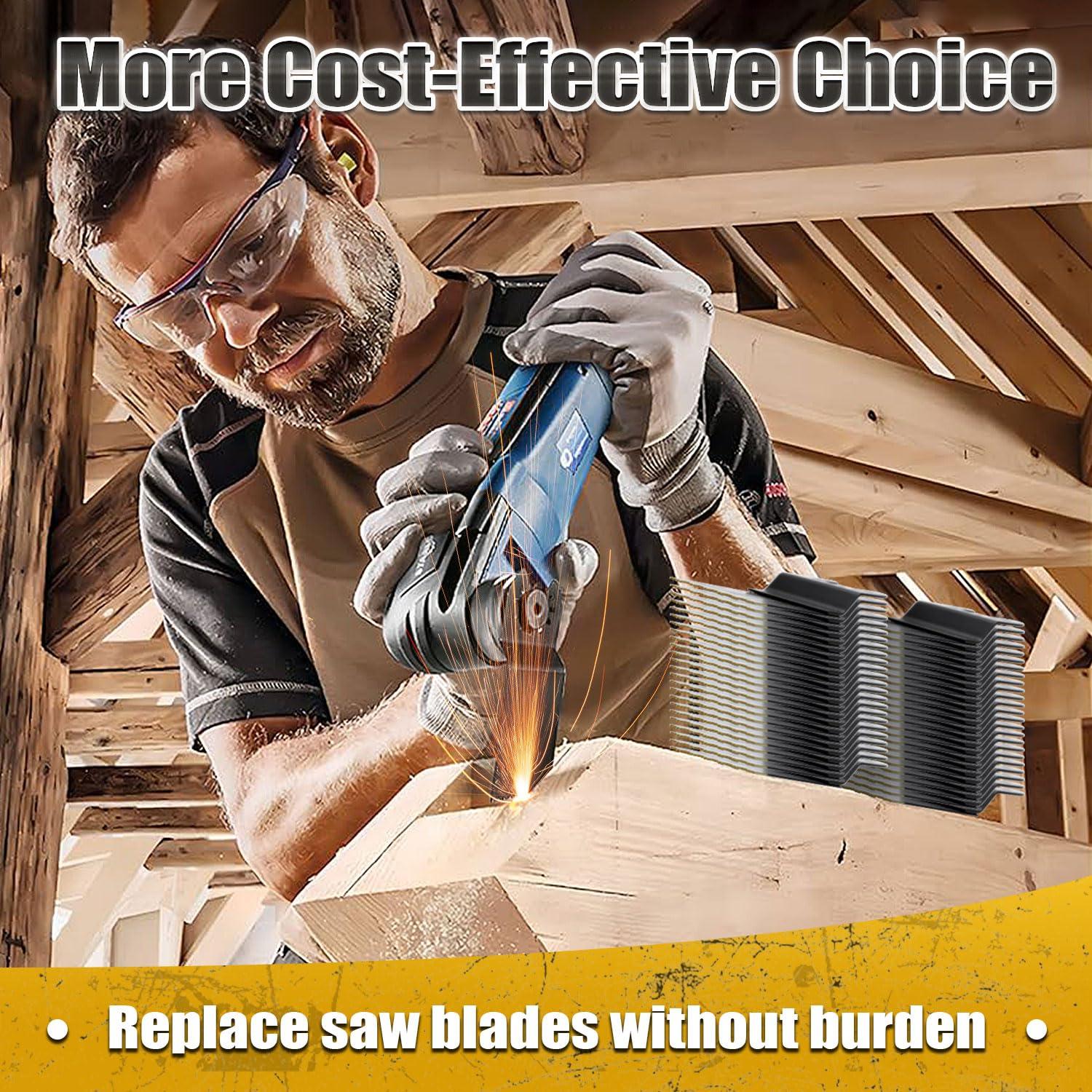 Kit de 20 Hojas de Sierra Oscilante Hiinny - Titanio y Acero