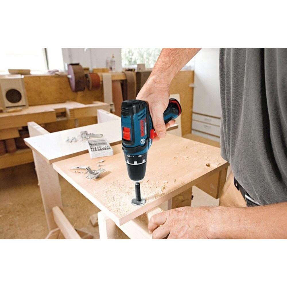 BOSCH PS31-2A 12V Max 3/8 Inch Drill/Driver Kit with (2) 2 Ah Batteries and Charger, Variable Speed