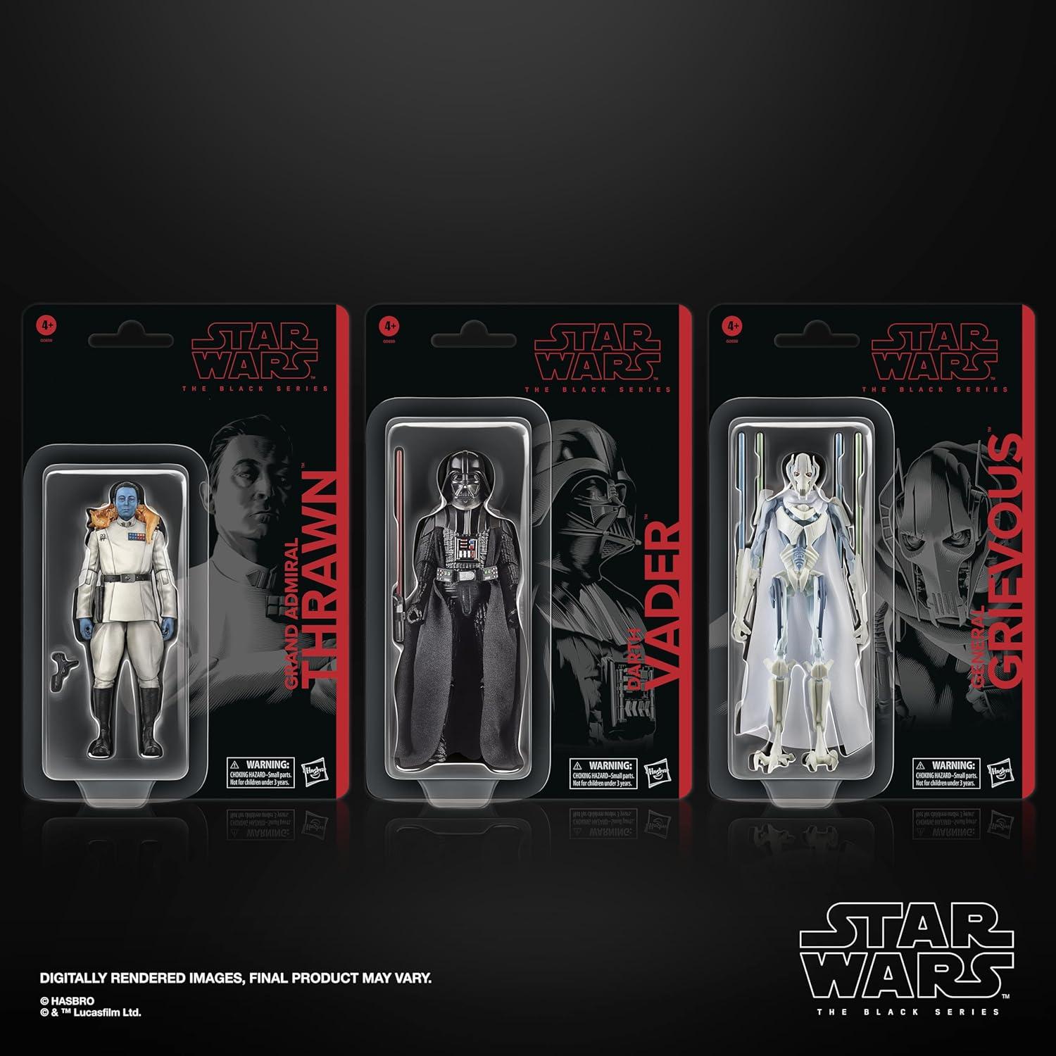 Figuras Star Wars Hasbro 3-Pack Darth Vader 15 cm