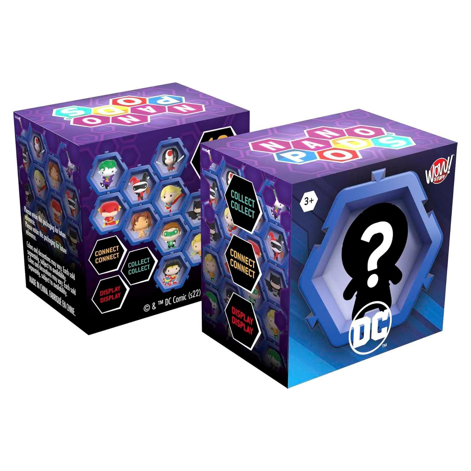 Figuras Coleccionables NANO PODS Mattel DC - Sorpresa en Pod