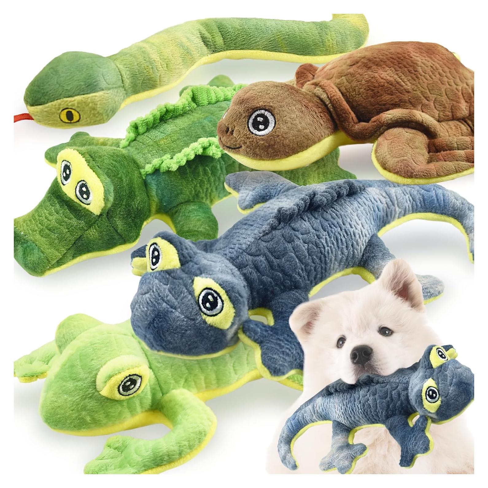 Juguetes de Peluche para Perros LECHONG - Paquete de 5 Unidades