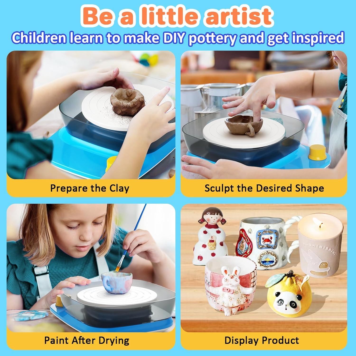 Torno de Alfarería Insnug ISG-84105666 para Niños - Kit Completo