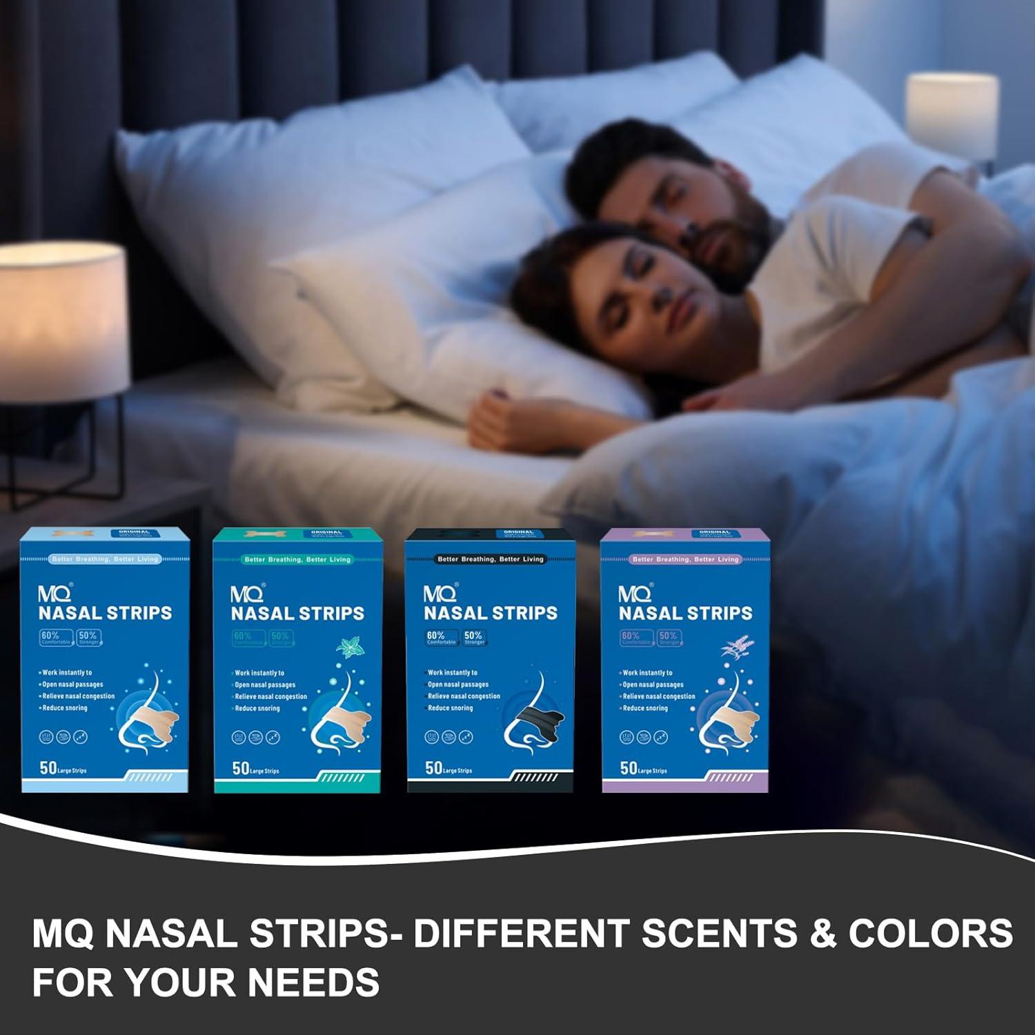 Tiras Nasales MQ para Ronquidos - Fuerza Extra, 100 Unidades