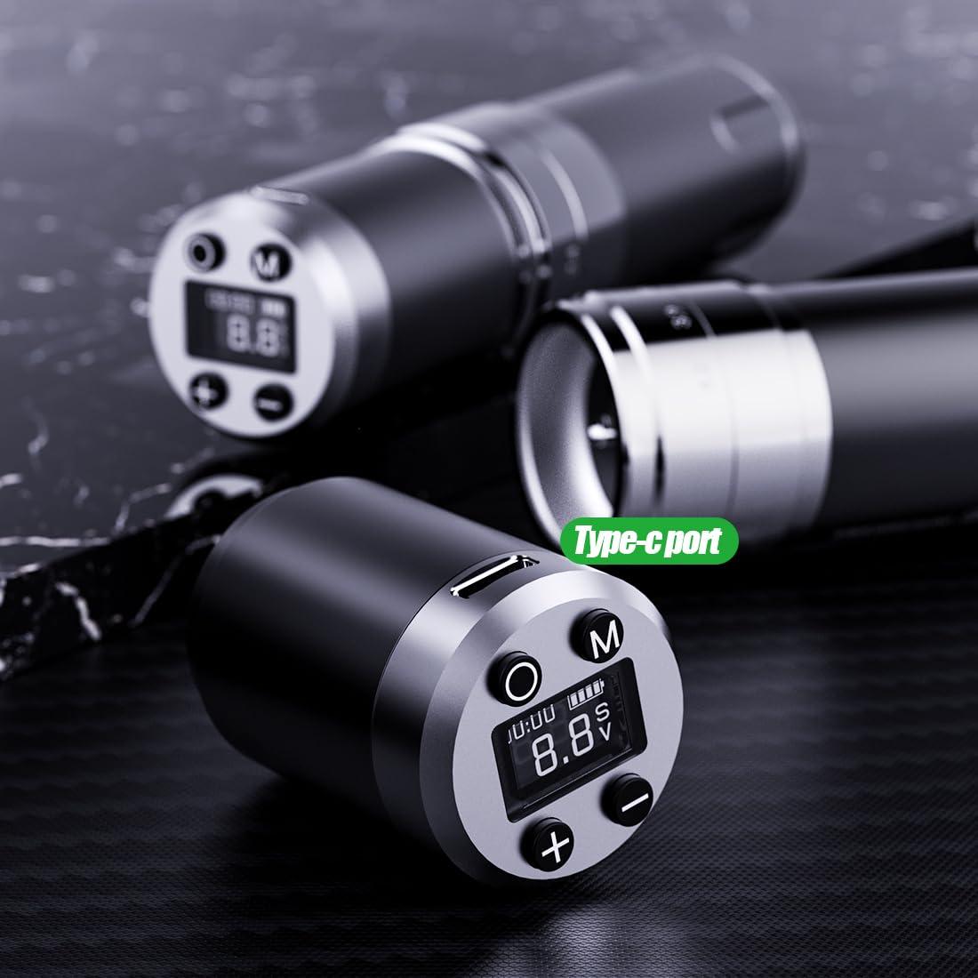 Máquina de Tatuaje Inalámbrica Dragonhawk YZBTD con 2 Baterías