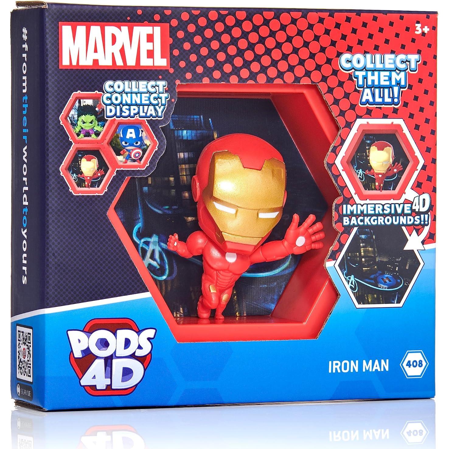 Figura Iron Man 4D WOW! PODS Coleccionable 10x12 cm