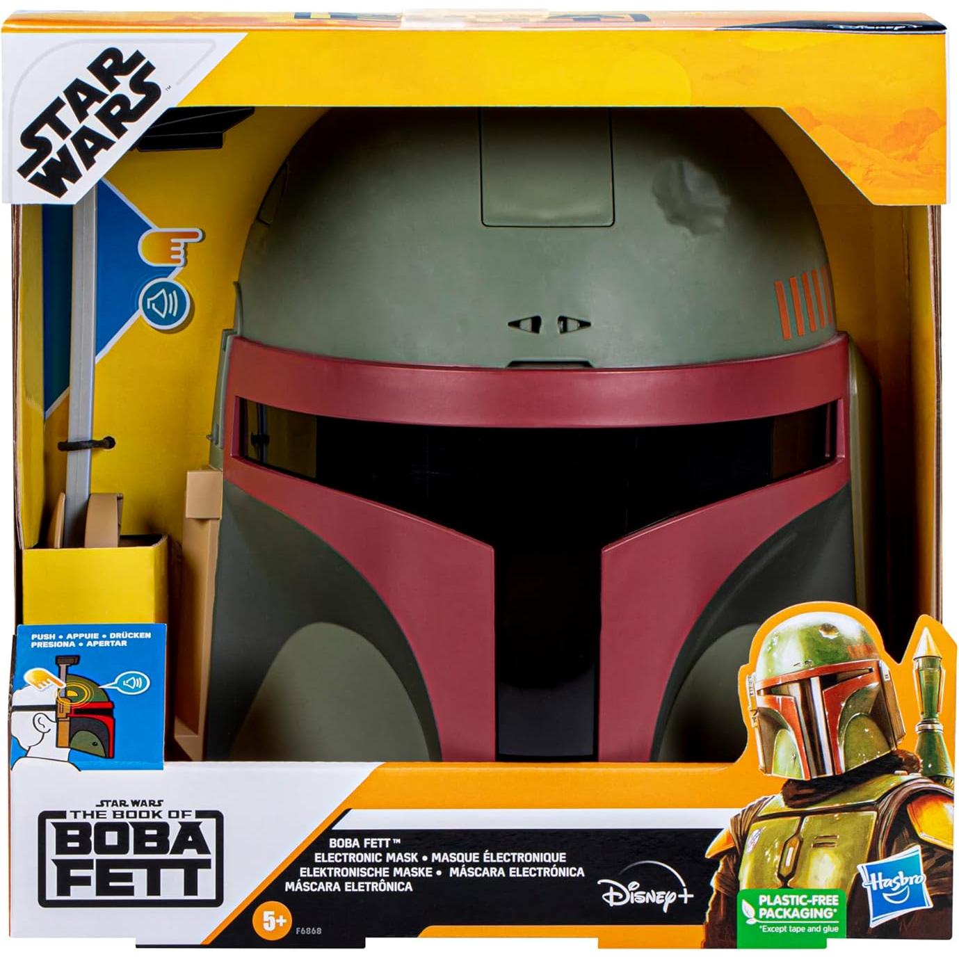 Máscara Electrónica Boba Fett Hasbro con Sonidos para Niños