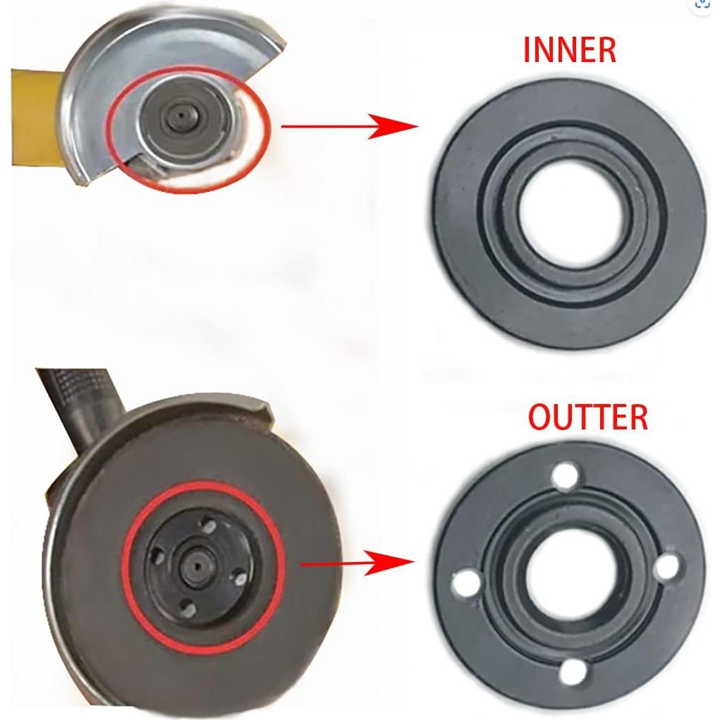 Dewalt Metabo Grinder Spanner Wrench 5/8-11 4 PCS Compatible for Bosch Ryobi Black Decker