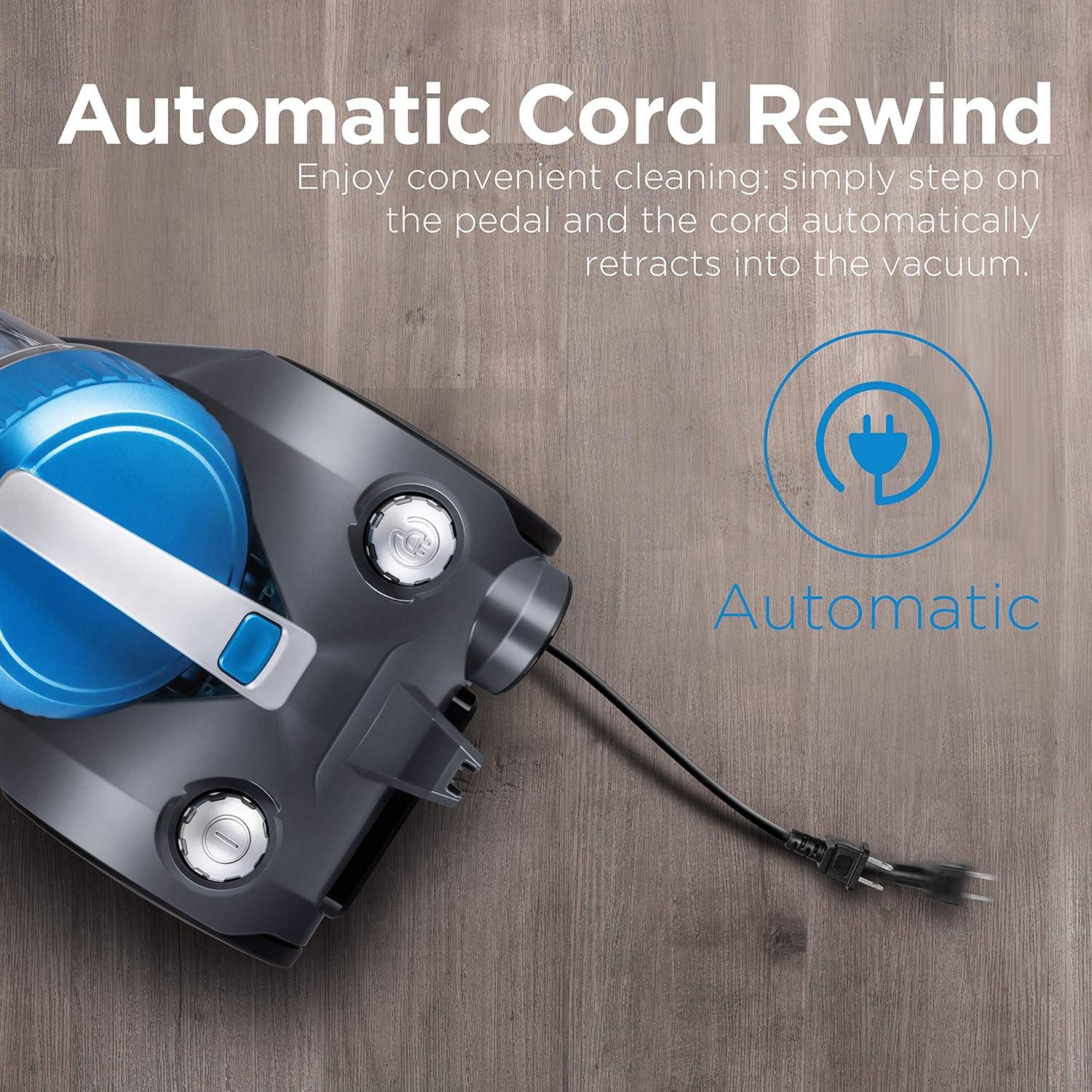 Aspiradora de Cilindro Sin Bolsa Eureka WhirlWind 2.5L Azul