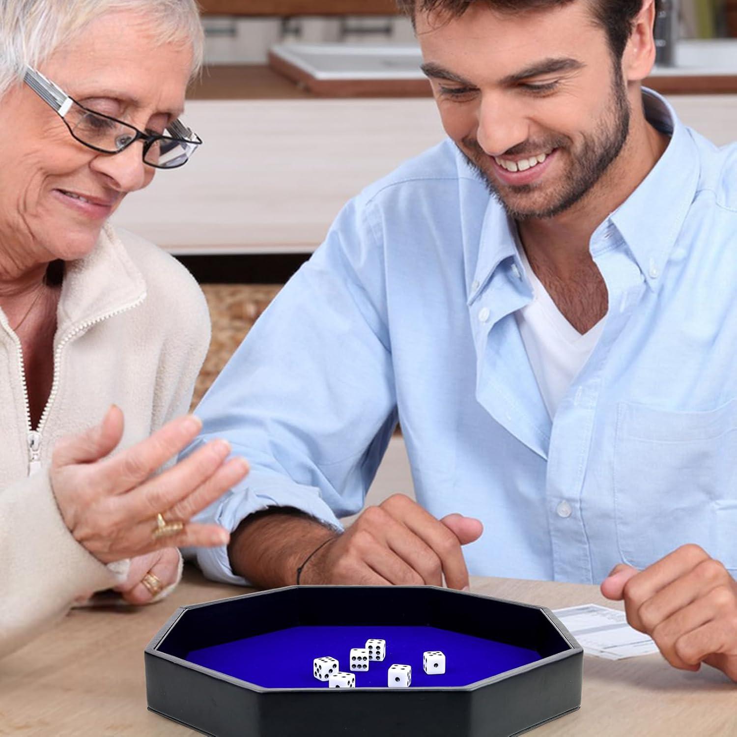 Bandeja para Dados RERIVER Octagonal Azul 29x4 cm