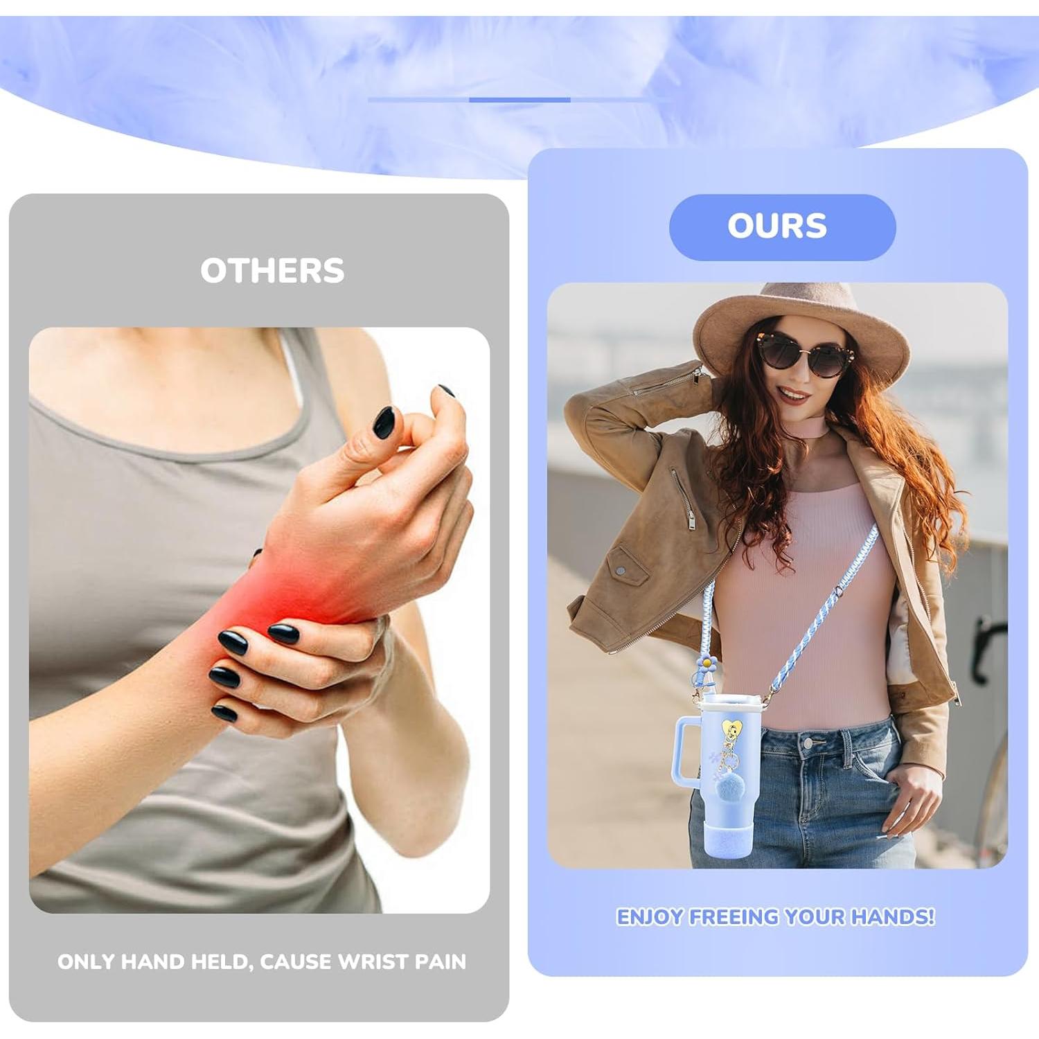 Juego de Accesorios Beofinest para Taza Stanley 30oz 40oz Azul