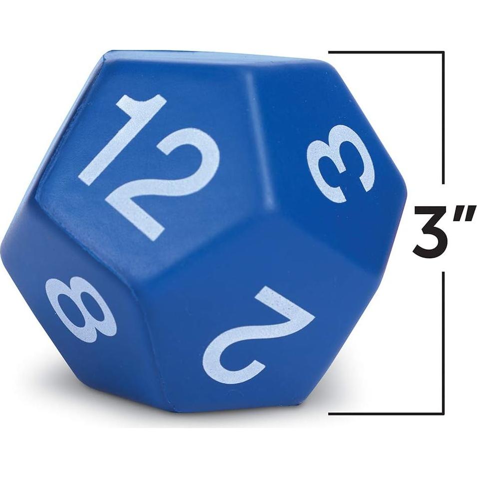 Dados Poliedricos Jumbo Learning Resources 5 Piezas 7,62 cm