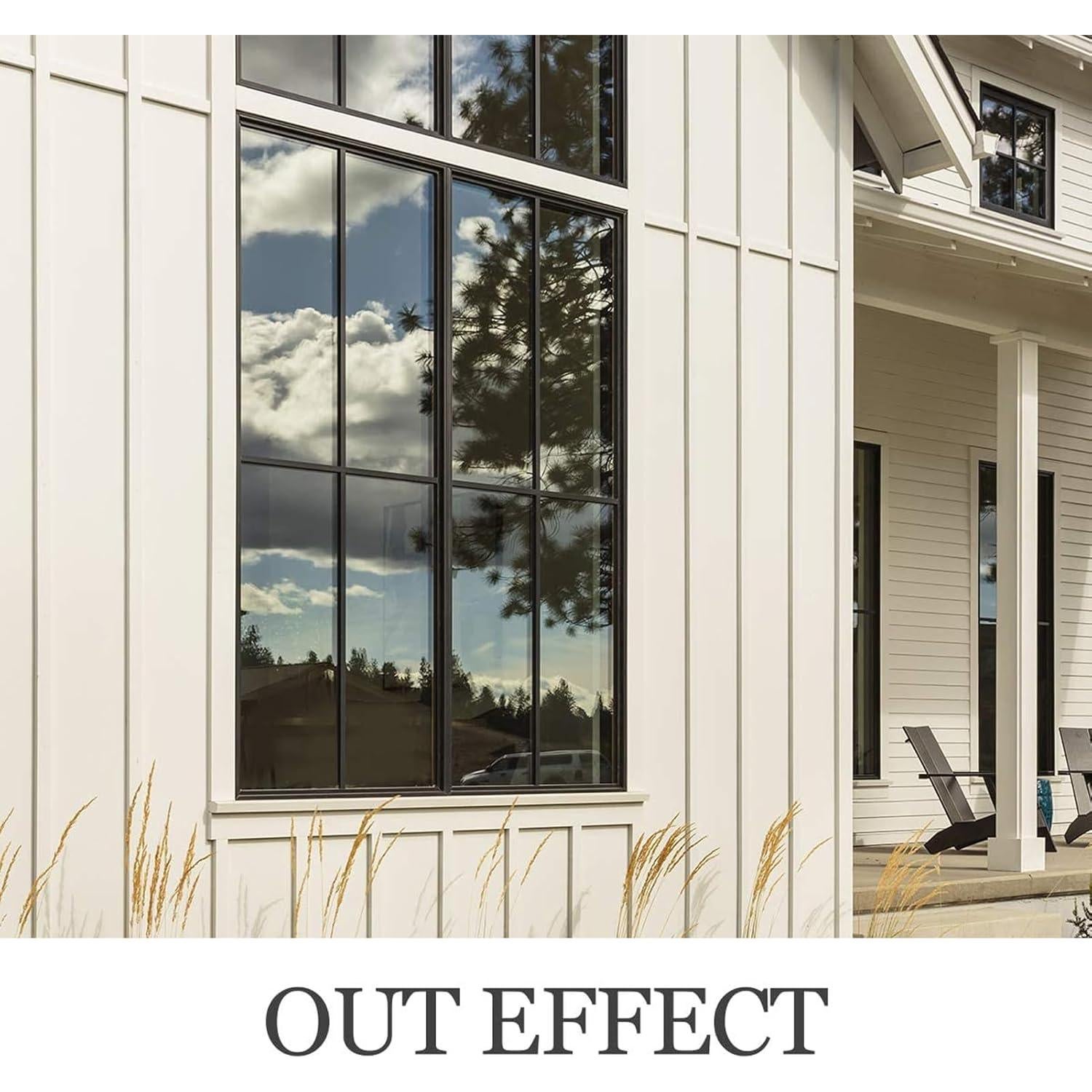 Película de Privacidad para Ventanas FILMGOO 30x218 cm Reflectante