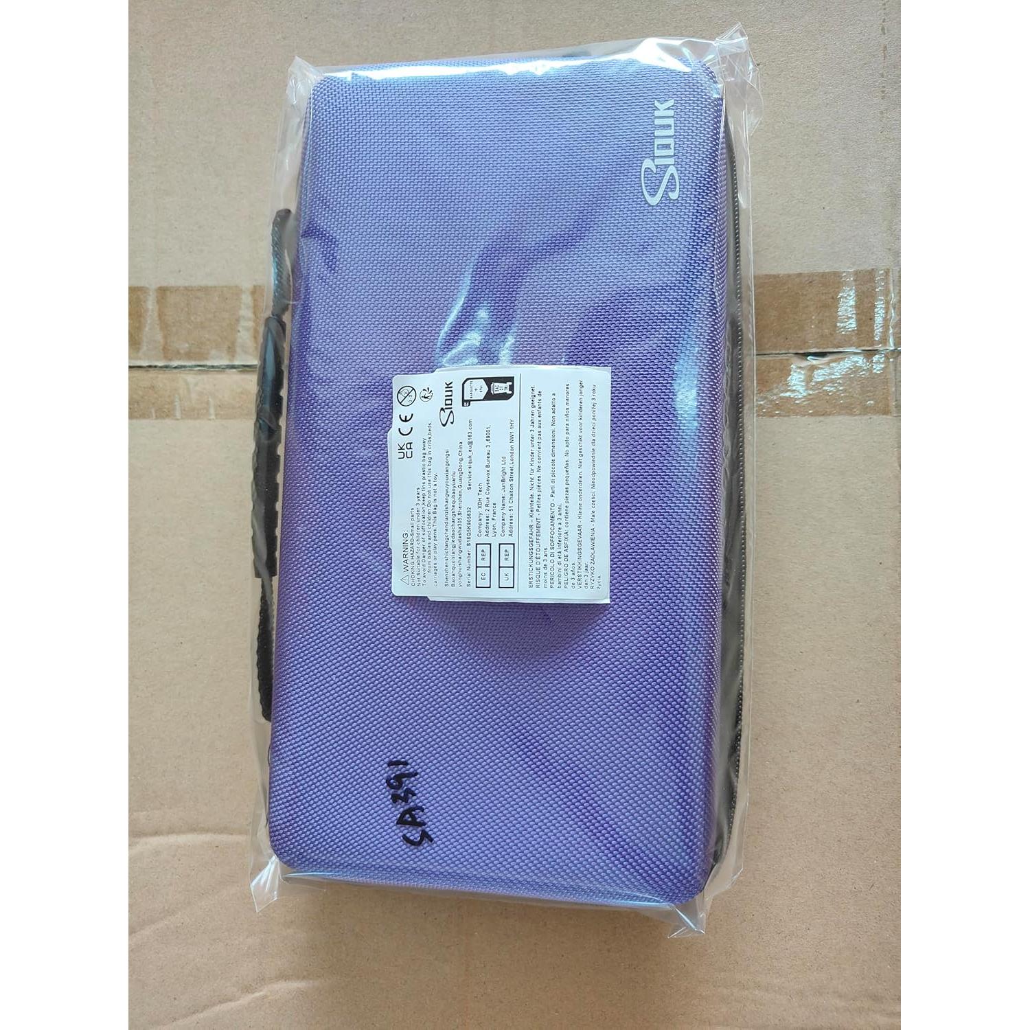 Estuche para Dados DND SIQUK Violeta Portátil 8 Conjuntos