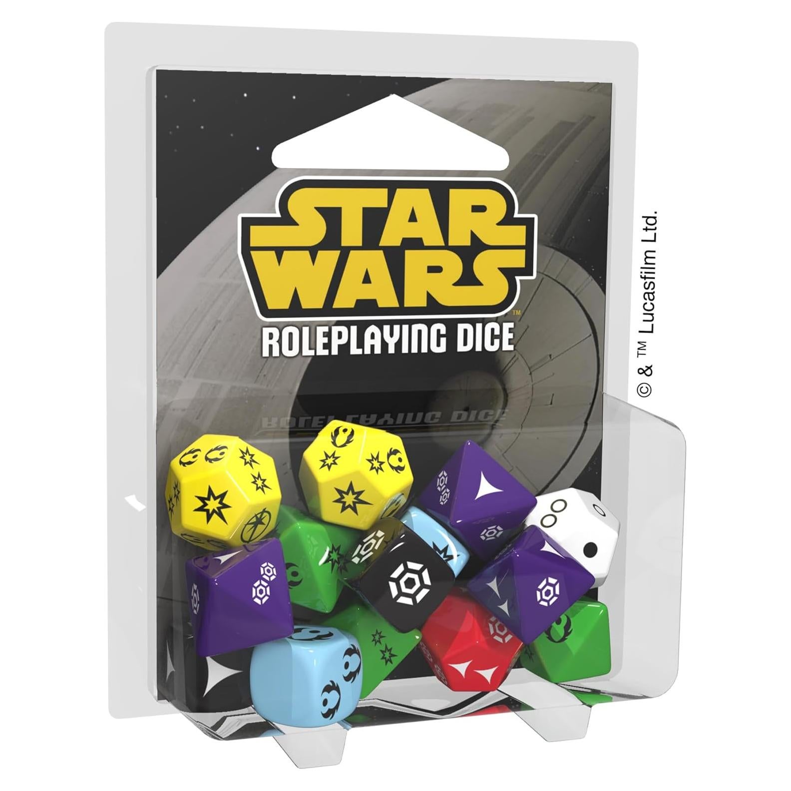 Dados de Rol Star Wars Edge 14 Piezas 12.19x9.65 cm