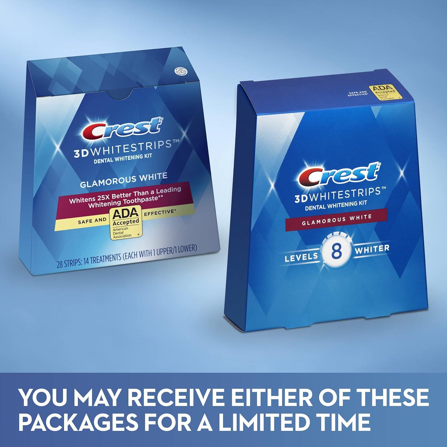 Crest 3D White Luxe Kit Blanqueamiento Dental 28 Tiras