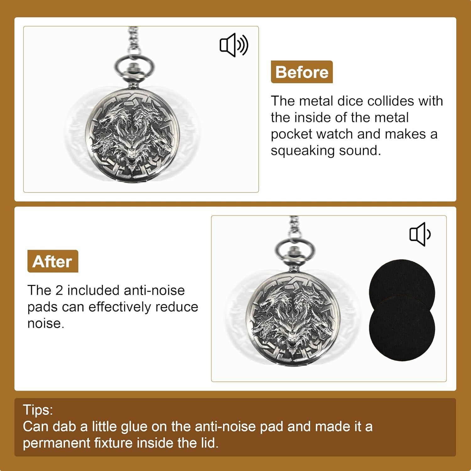 Set de Dados DND Kabinka 7pcs Metal Dragón Plata Antigua