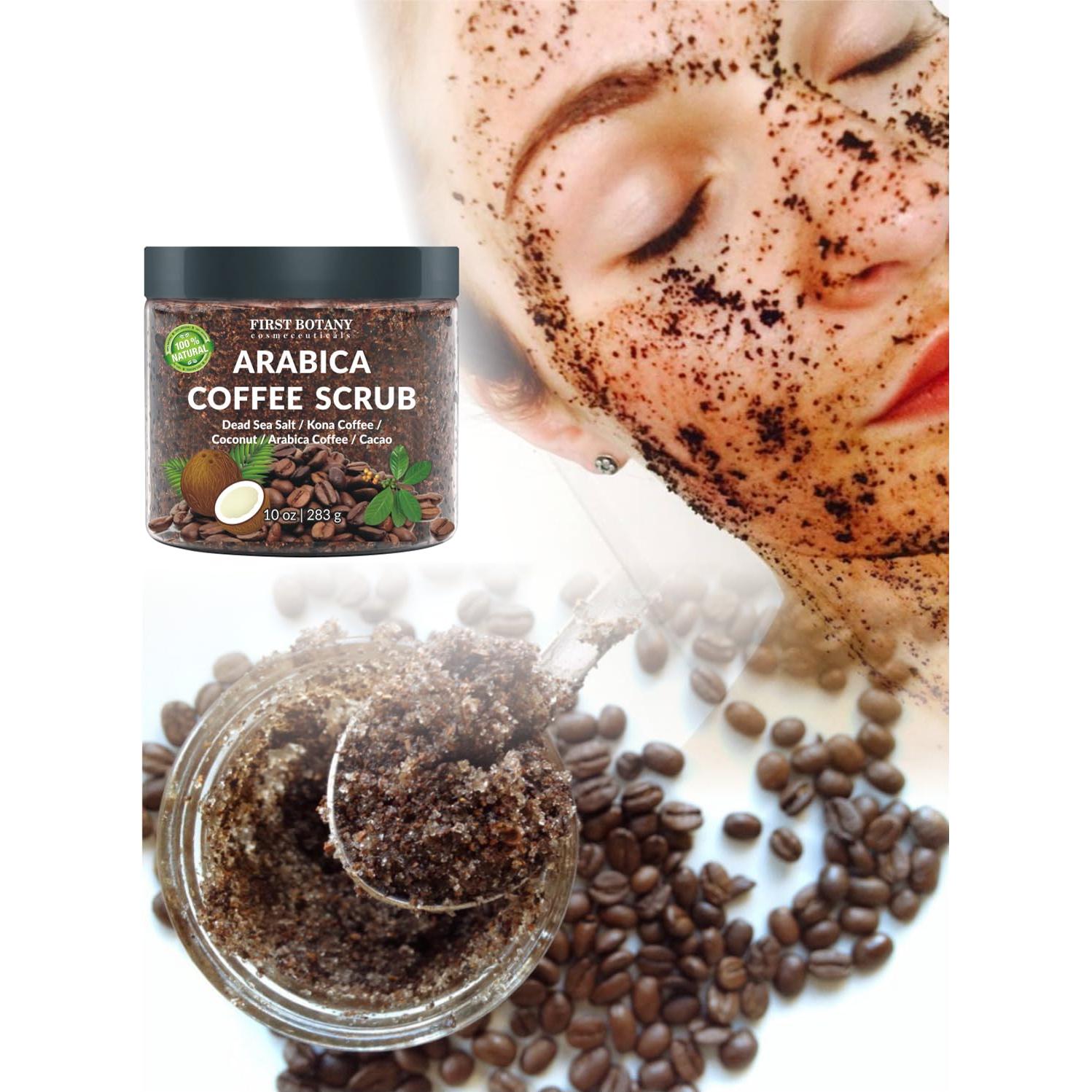 Exfoliante Corporal 100% Natural First Botany 284 g Café Orgánico