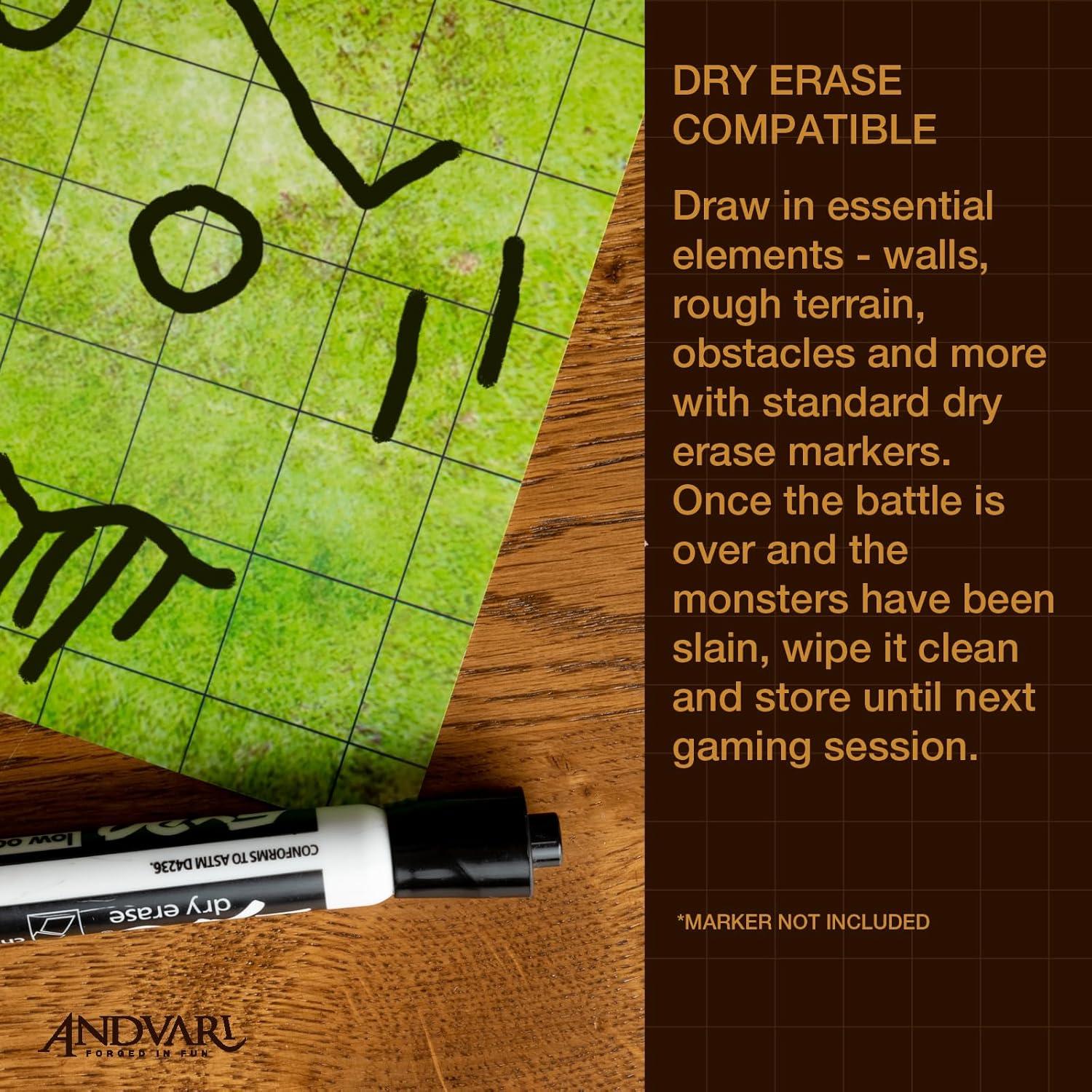 Tableros de Batalla GSM Brands 4 Piezas Borrado en Seco