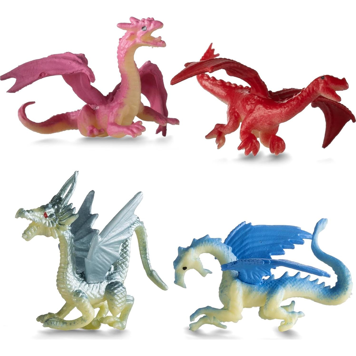 Figuras de Dragón Bedwina - Paquete de 36 Mini Juguetes