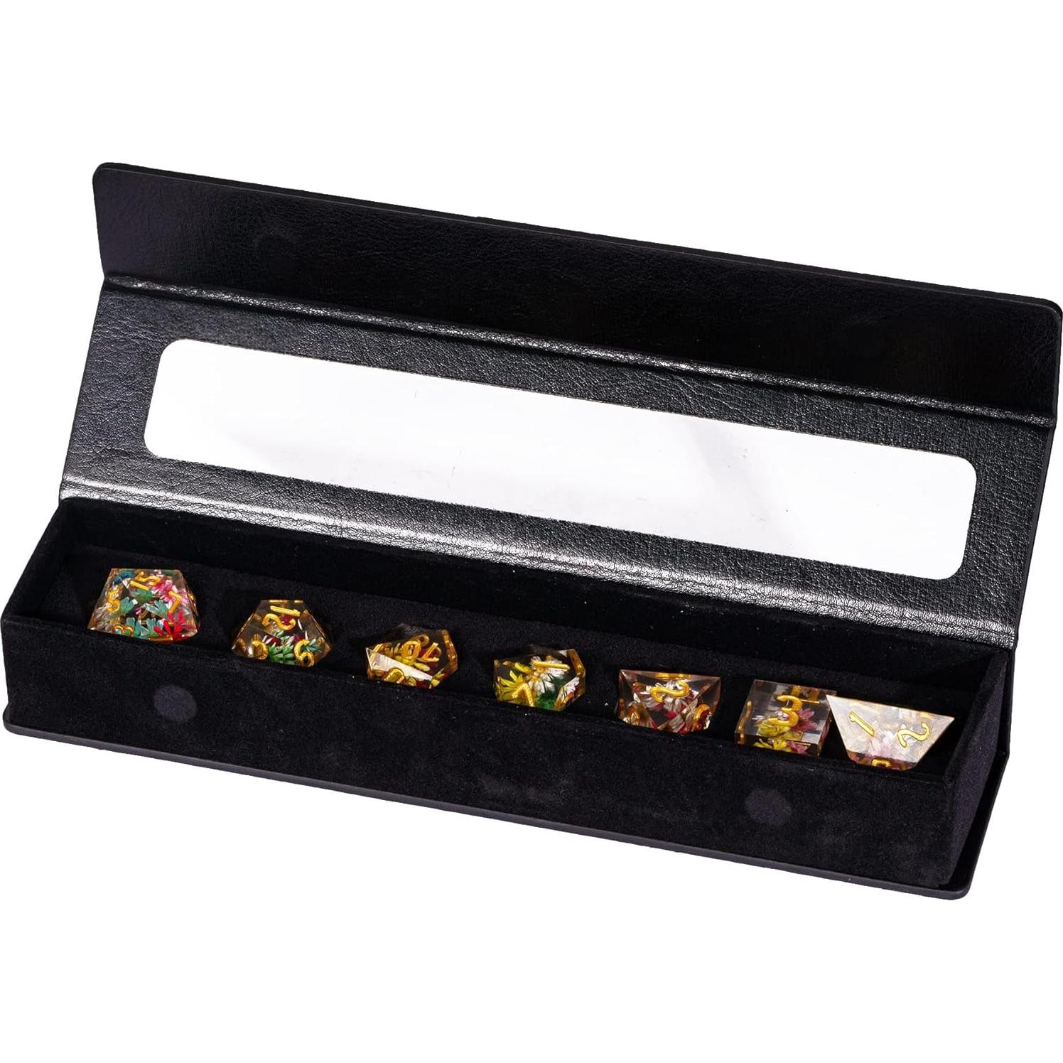 Conjunto de Dados DND Cusdie 7 Poliedros Star Flower