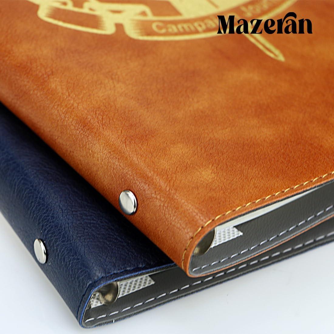 Diario de Campaña Mazeran DnD Cuero Suave B6 80 Páginas