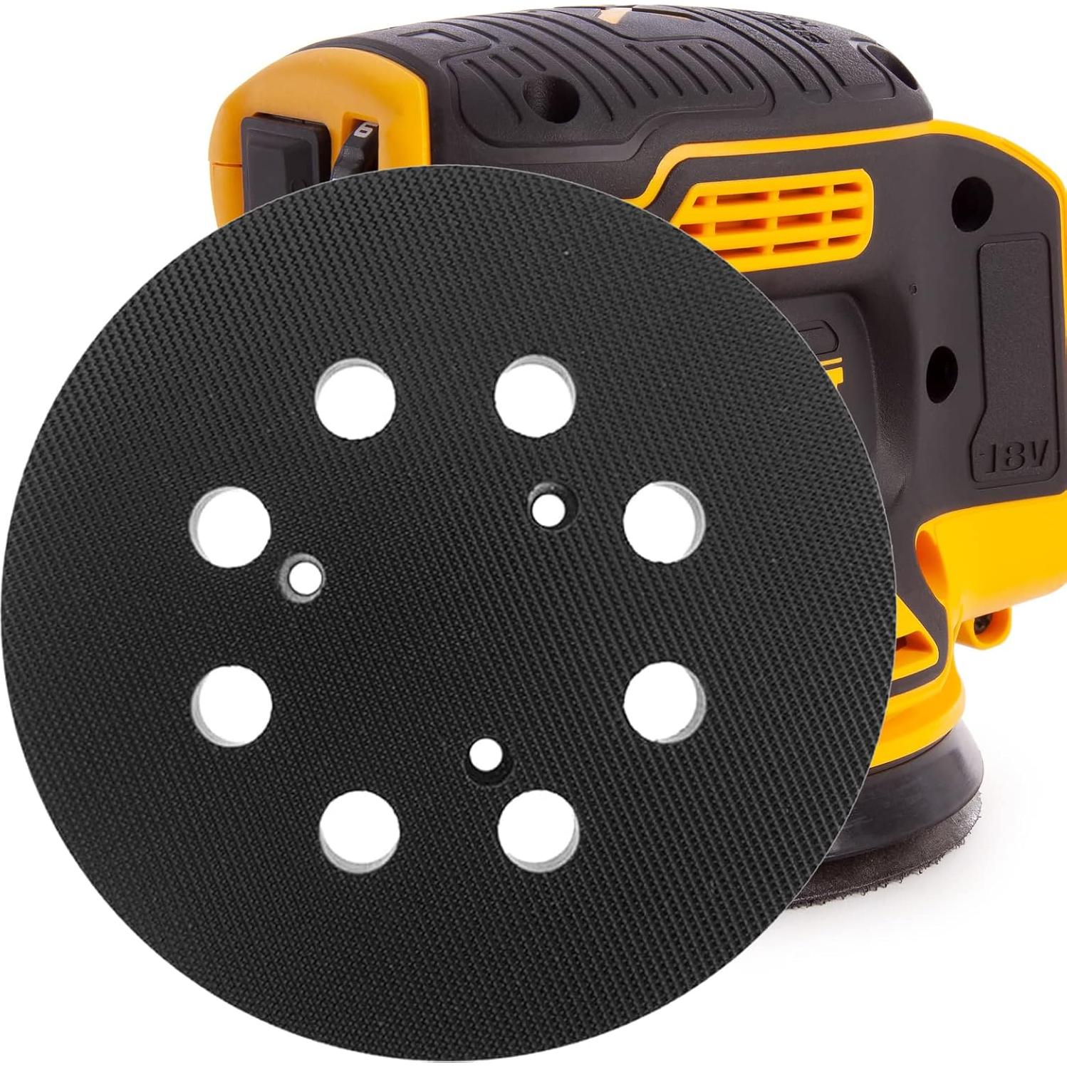 Almohadilla de Lijado 5" Tockrop 8-Hoyos para Lijadora Orbital