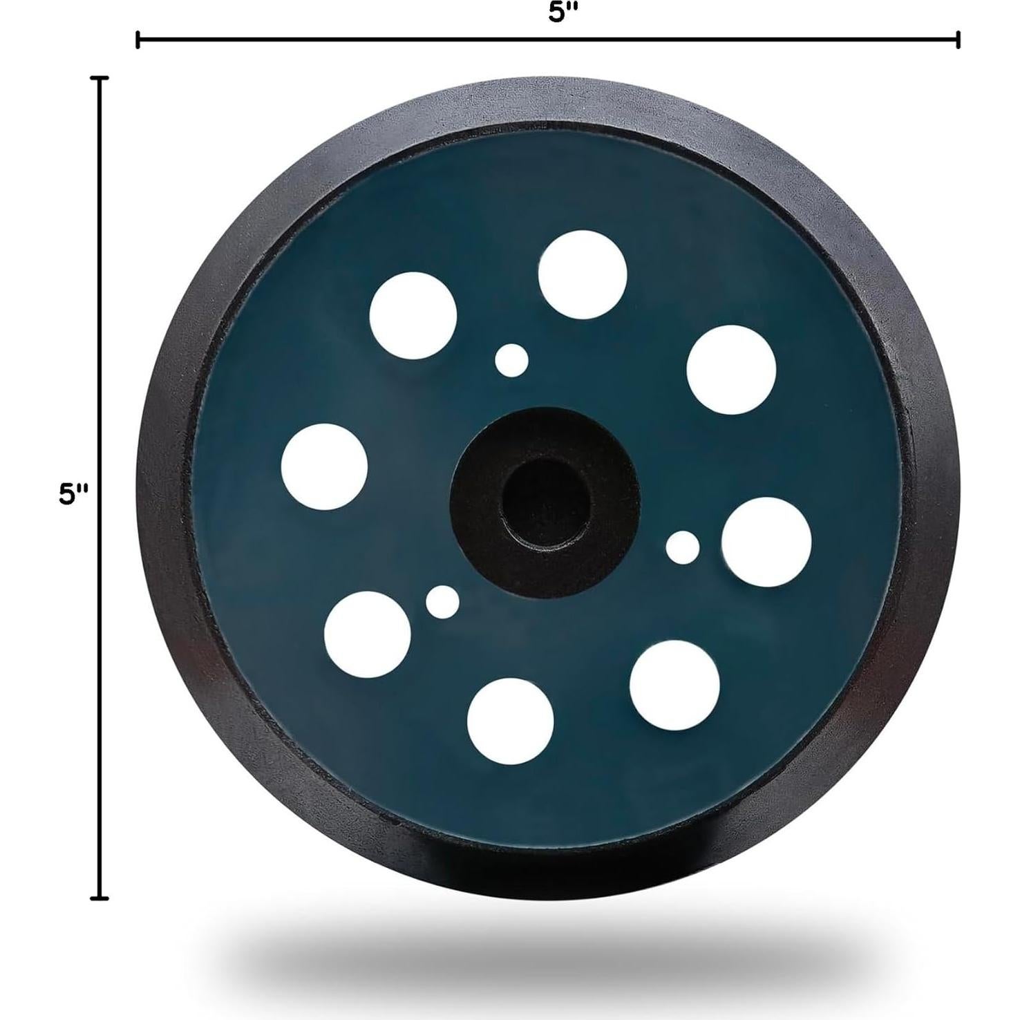 Almohadilla de Lijado 5" Tockrop 8-Hoyos para Lijadora Orbital