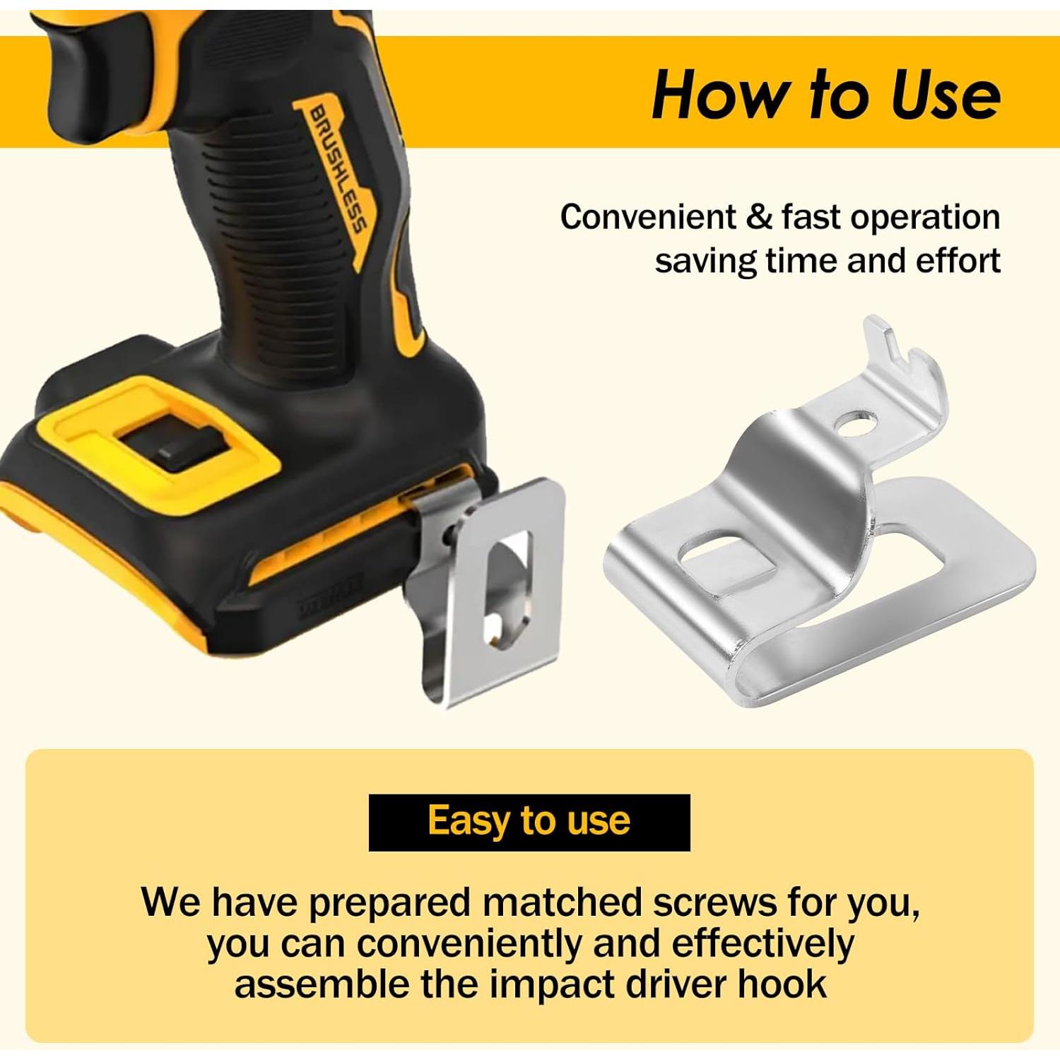 Ganchos de Cinturón Acero Inoxidable 304 Bilkeru - 4 Piezas