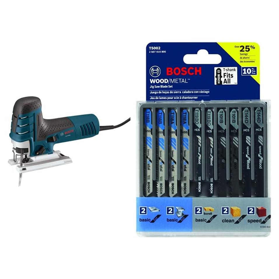 Sierra de Calar Bosch JS470EB 840W con Estuche y 10 Hojas T5002