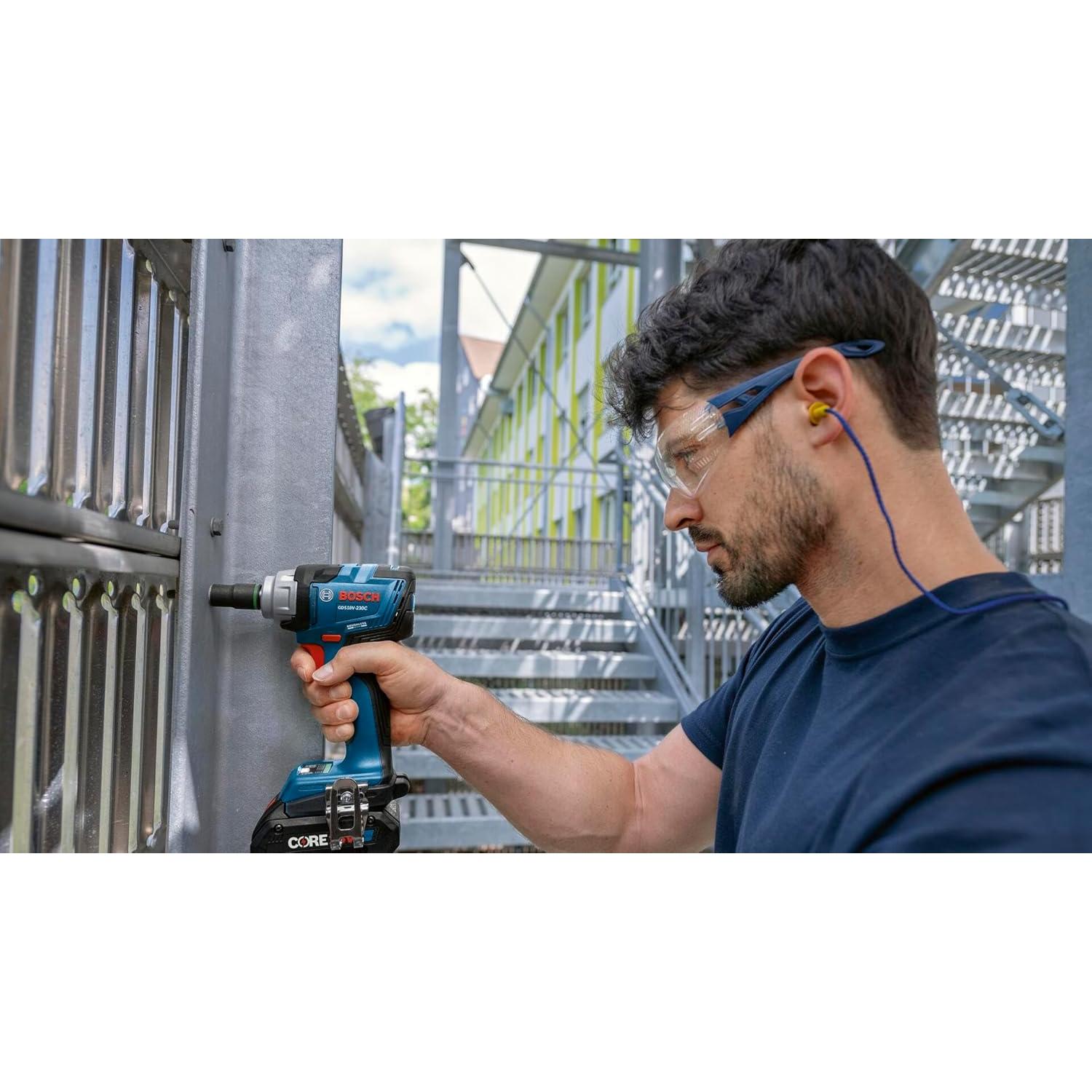 Llave de Impacto Bosch GDS18V-230CB24 18V 3/8" con 2 Baterías