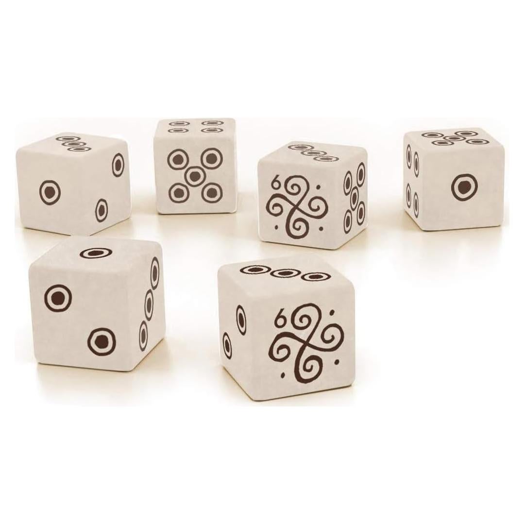 Juego de Dados Vaesen Free League 6 caras 16mm