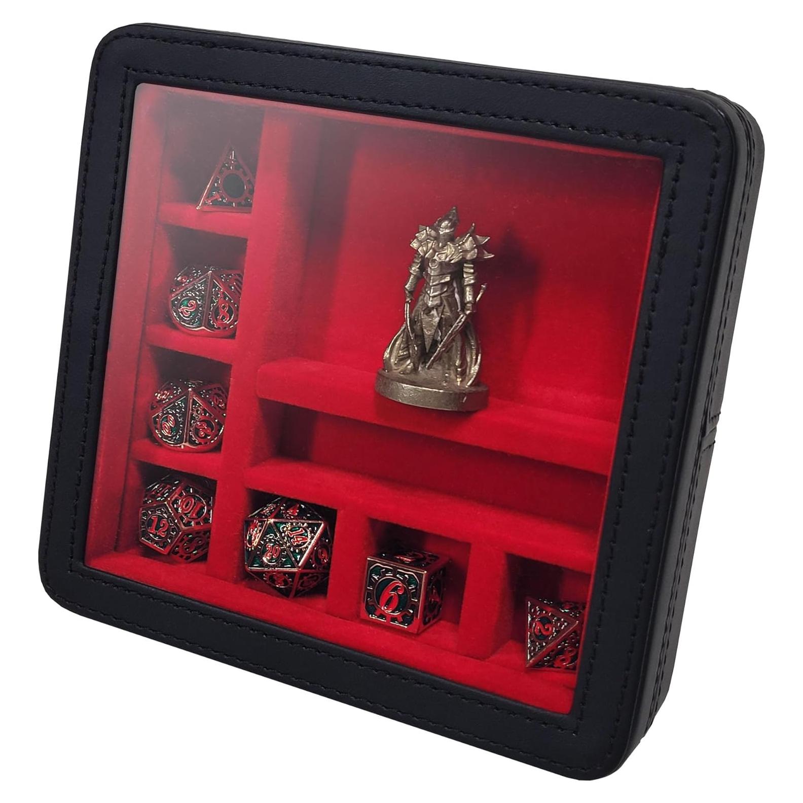 Estuche de Exhibición RPG Forged Dice Co. Rojo 14.7x3.8cm