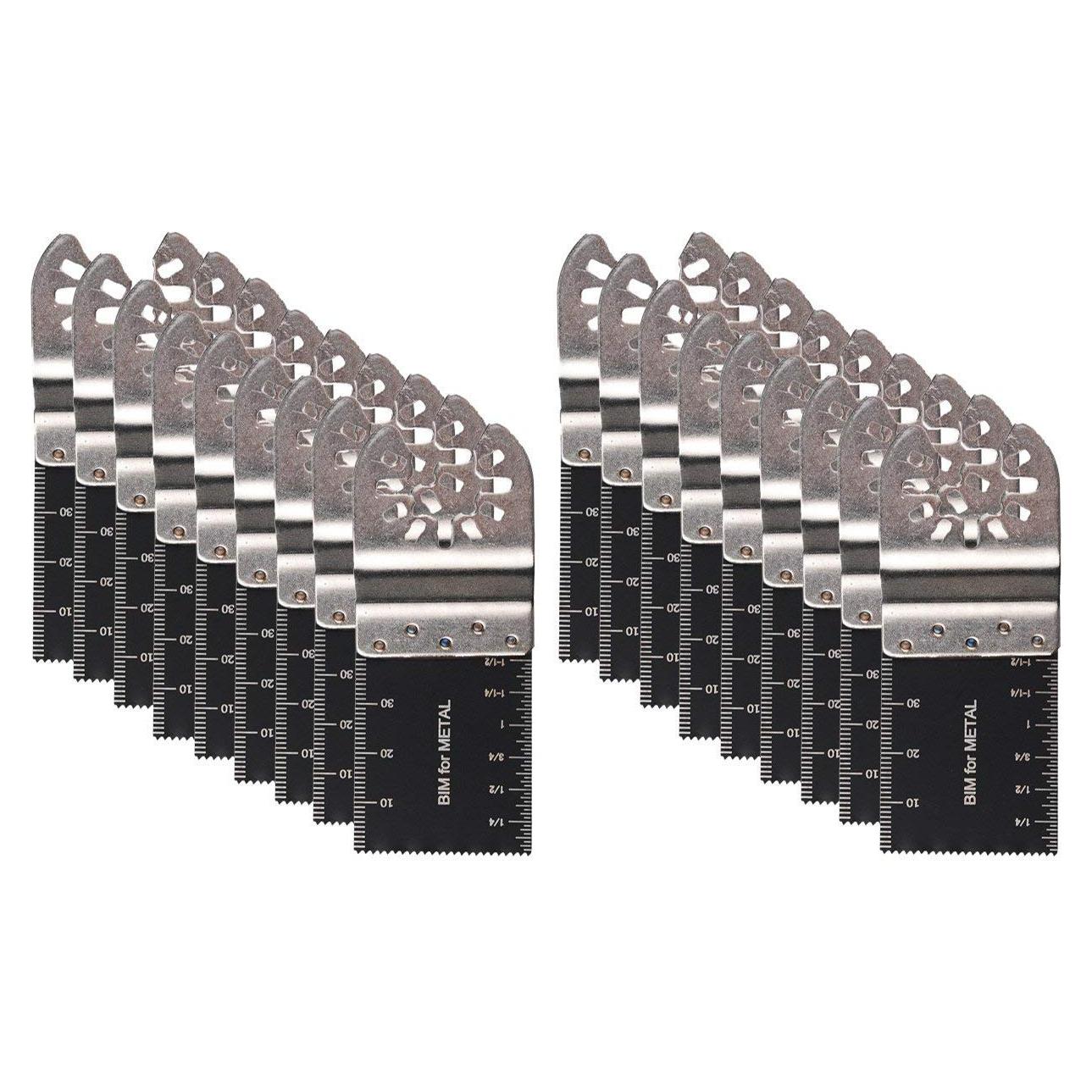 20 Hojas de Sierra Oscilante Bi-Metal Littlegrass 20PCS