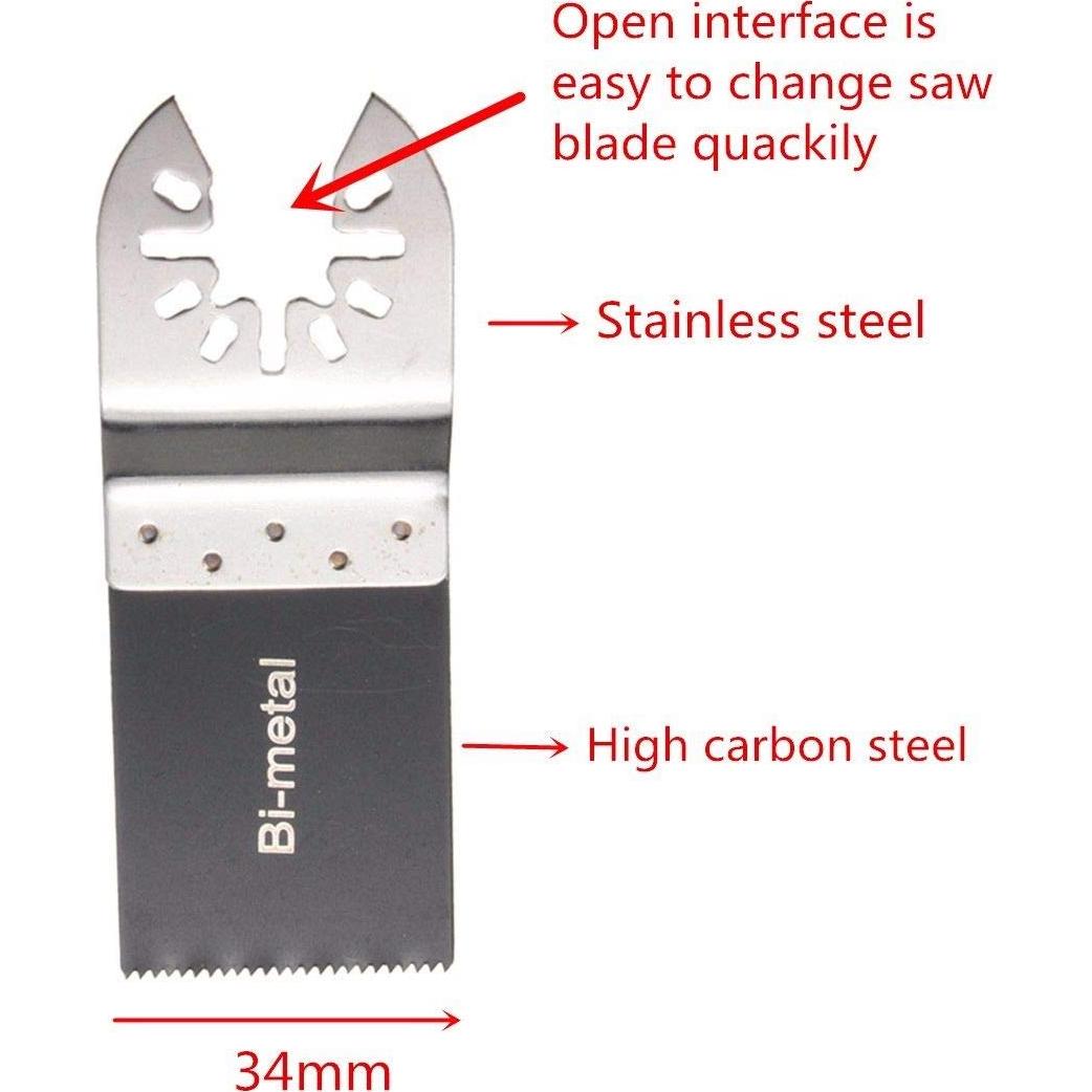 20 Hojas de Sierra Oscilante Bi-Metal Littlegrass 20PCS