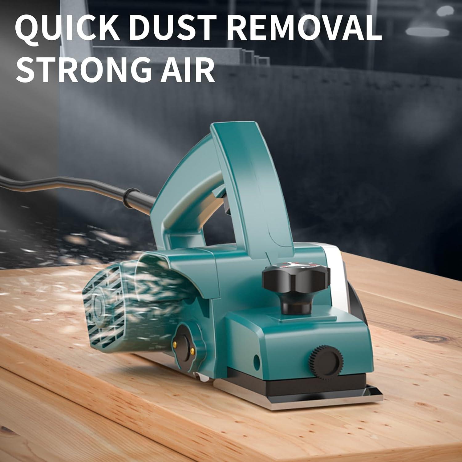 Cepillo eléctrico DNTI 2920B 3.8A 82mm 15000RPM para madera