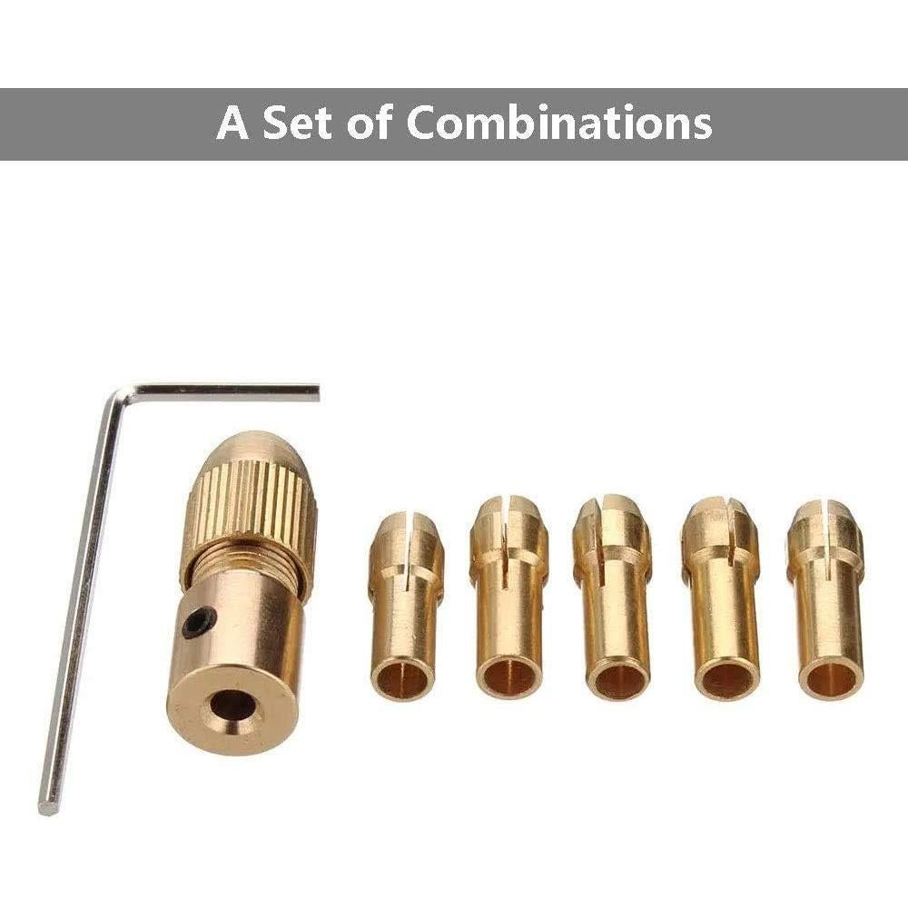 Chuck de Taladro Mini Mesee 0.5-3mm con Llave Allen