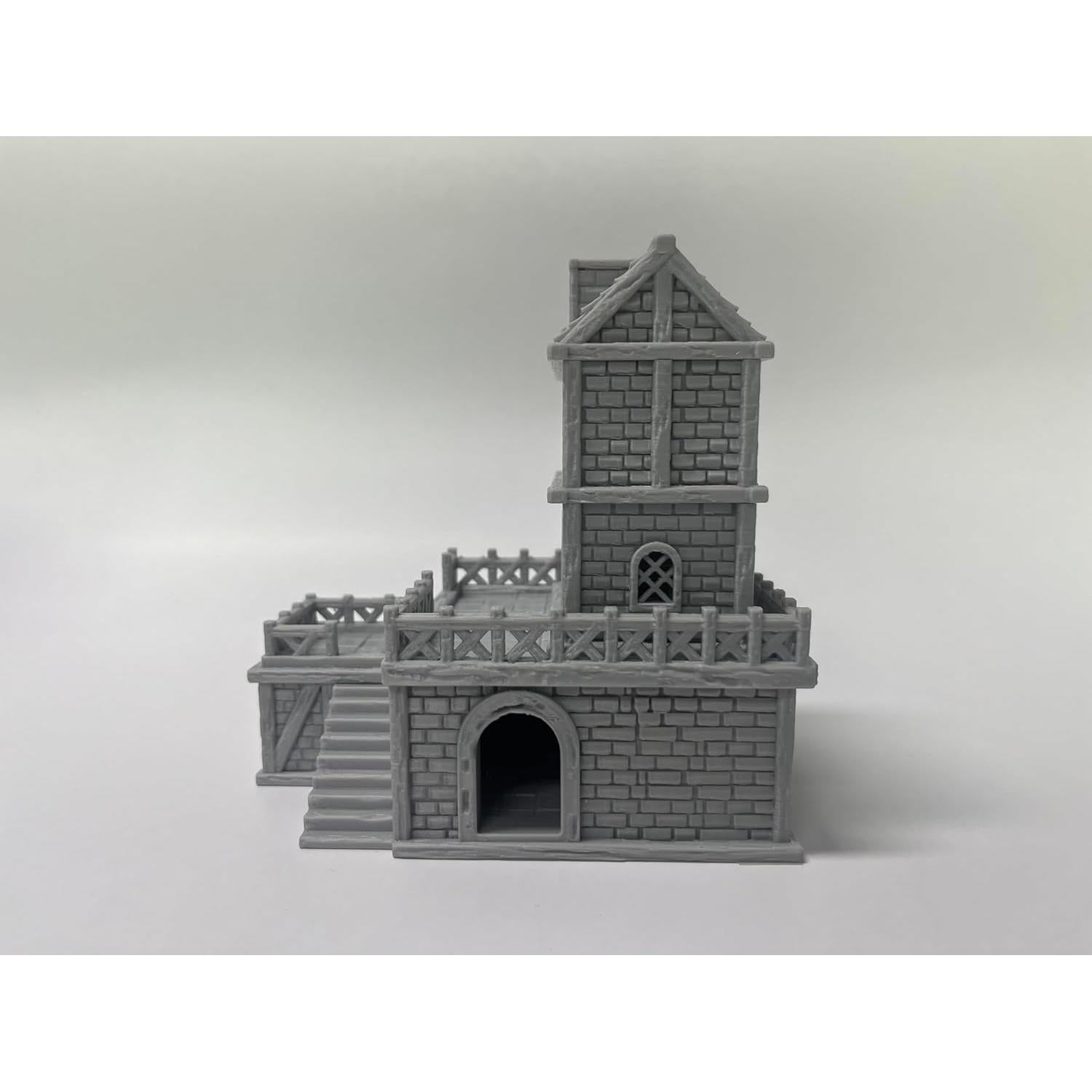 Terreno Medieval 3D Hautico para Miniaturas 28mm Pintable