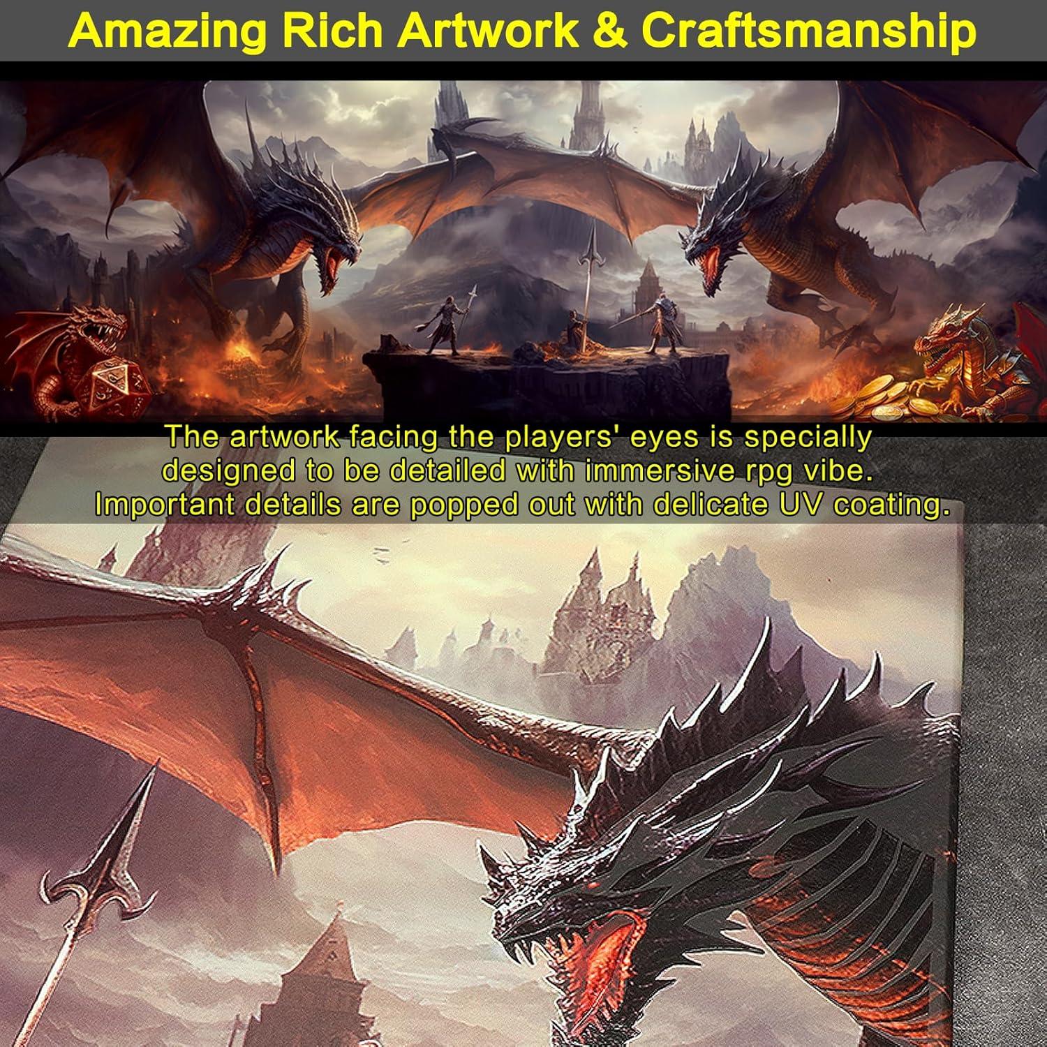 Pantalla DM Haxtec para Dungeons and Dragons 36x23 cm