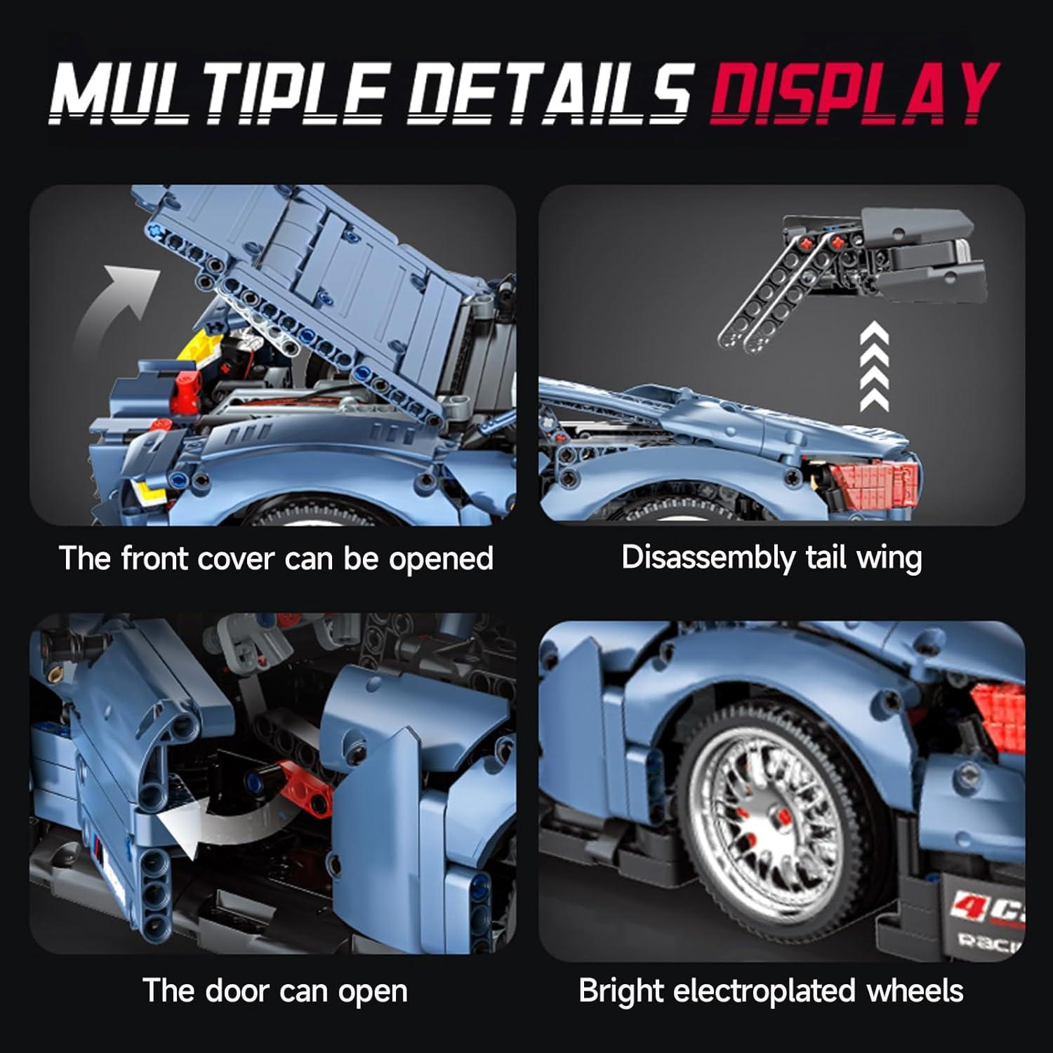 Kit de Construcción Coche RC M4 Champion 2280 Piezas 1:10