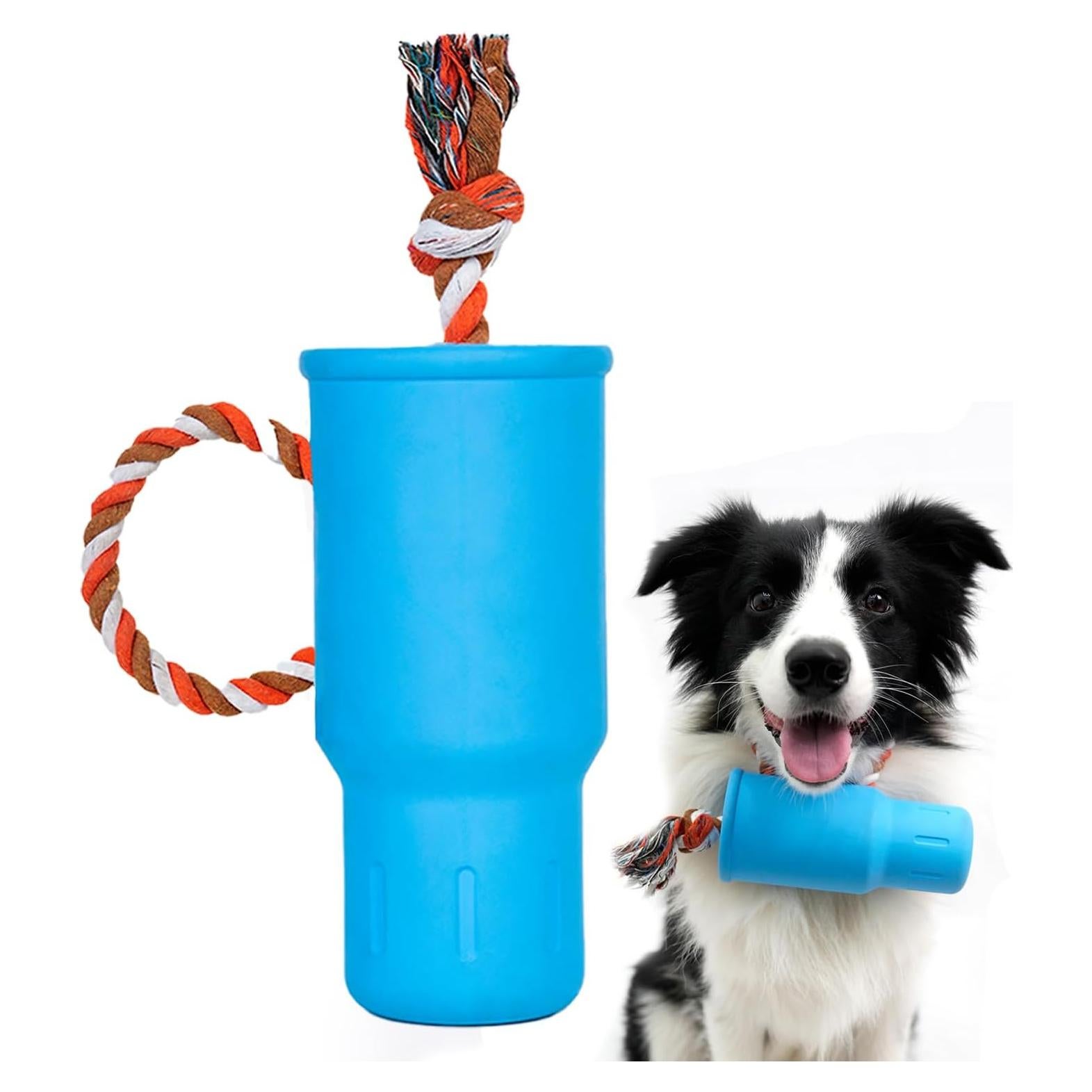 Dog Toys for Aggressive Chewers, Dog Squeaky Toys for Large Dogs, Durable Indestructible Tough Dog Chew Toys for Medium Dogs, Interactive Rubber Dog Toys to Keep Them Busy