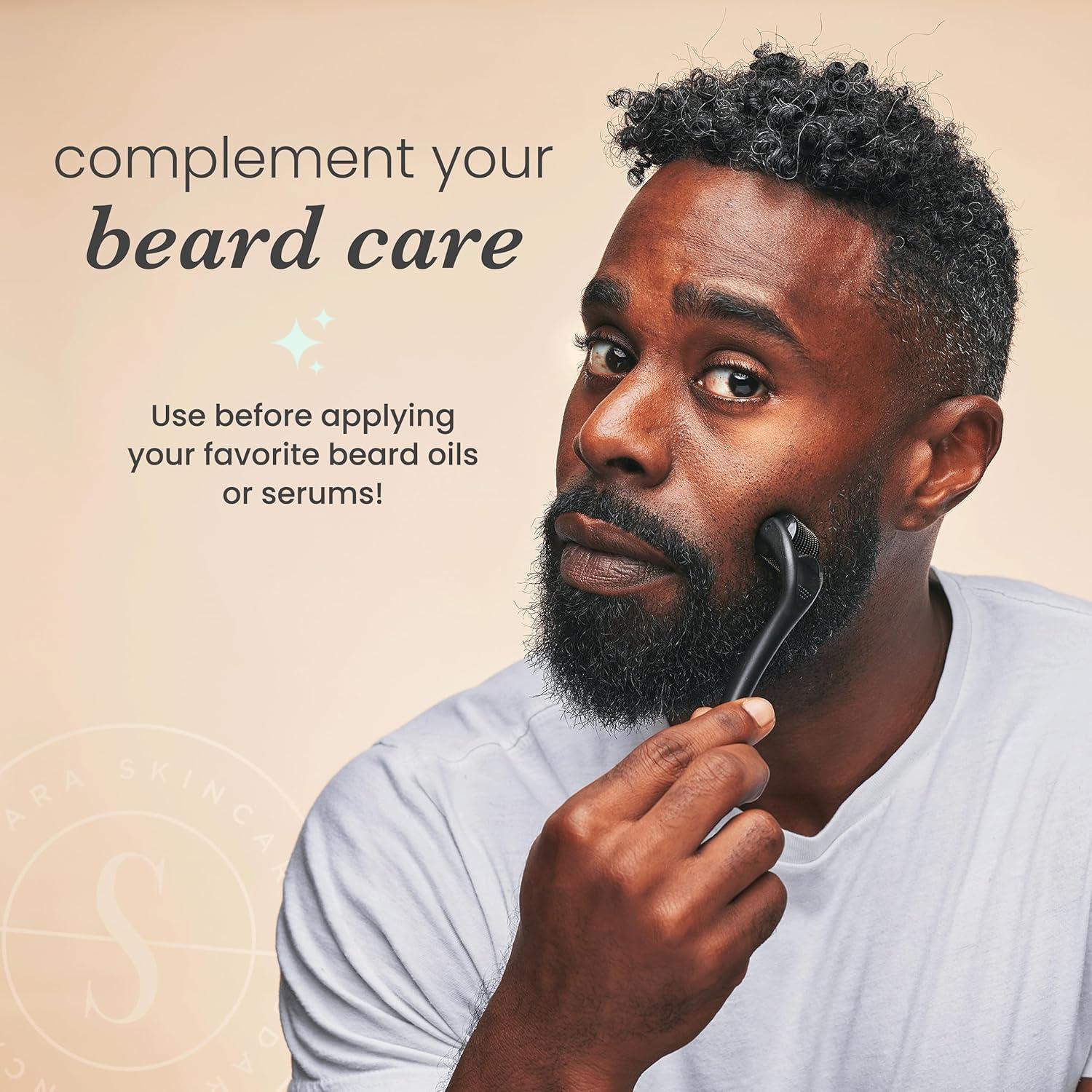 Rodillo Derma Sdara Negro Microneedling con Estuche Gratis