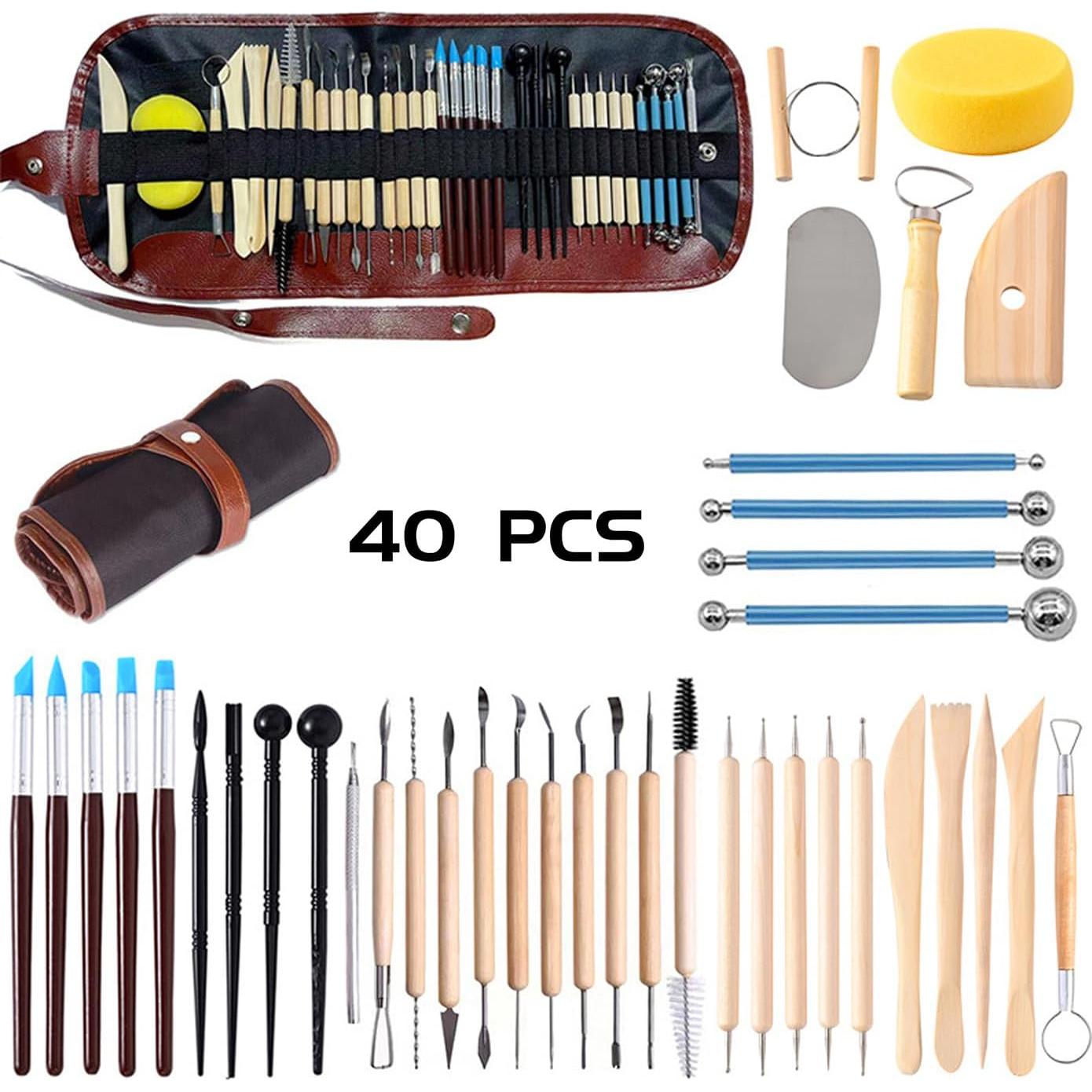 Arcilla Natural ReArt de Secado al Aire 4.54 kg + 40 Herramientas