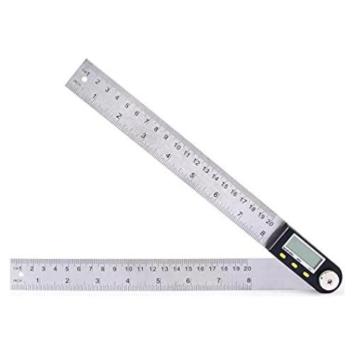 Regla Digital de Ángulo Saili 200mm Acero Inoxidable