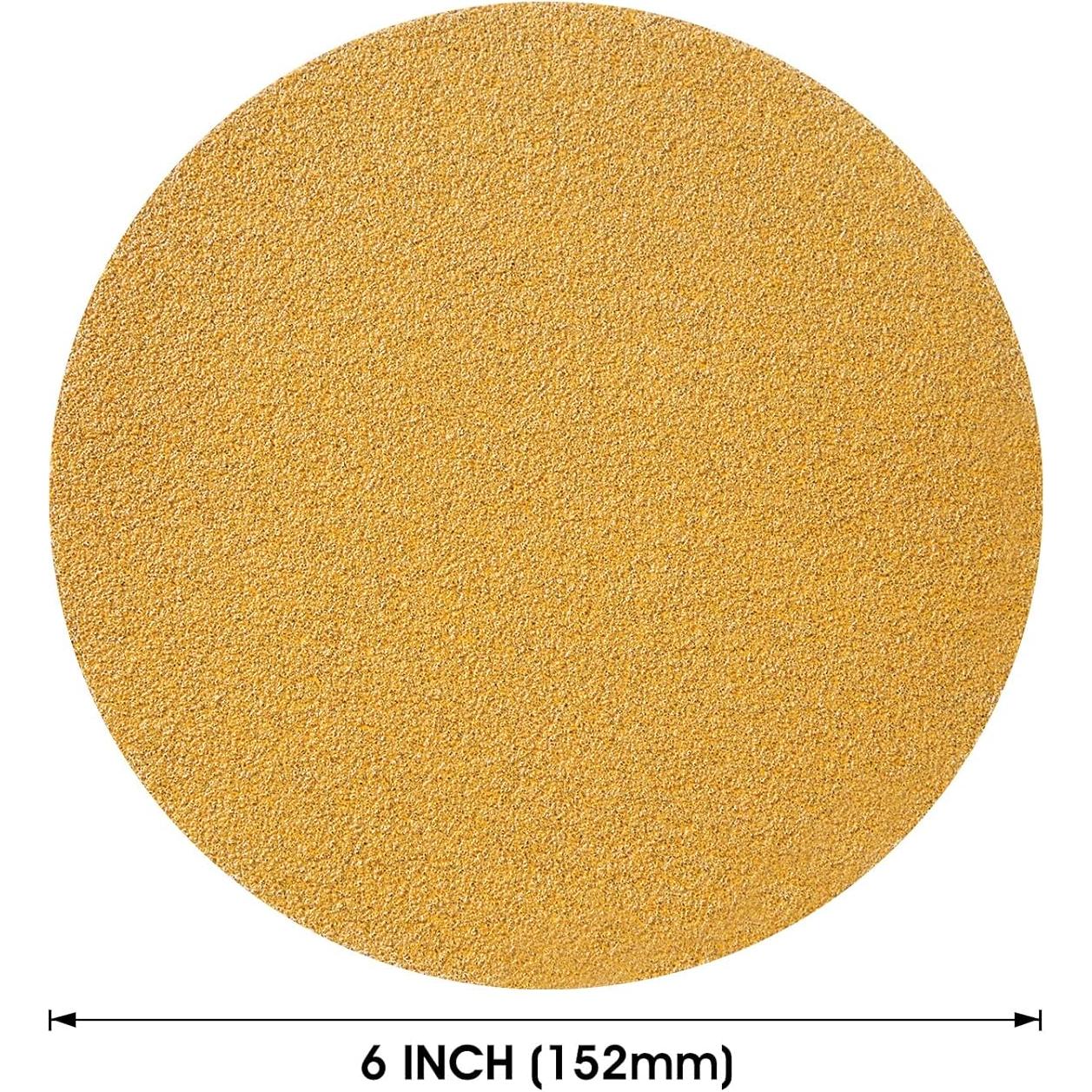Discos de Lijado PSA 100 Pcs 6" S SATC 60 Granos Autoadhesivos